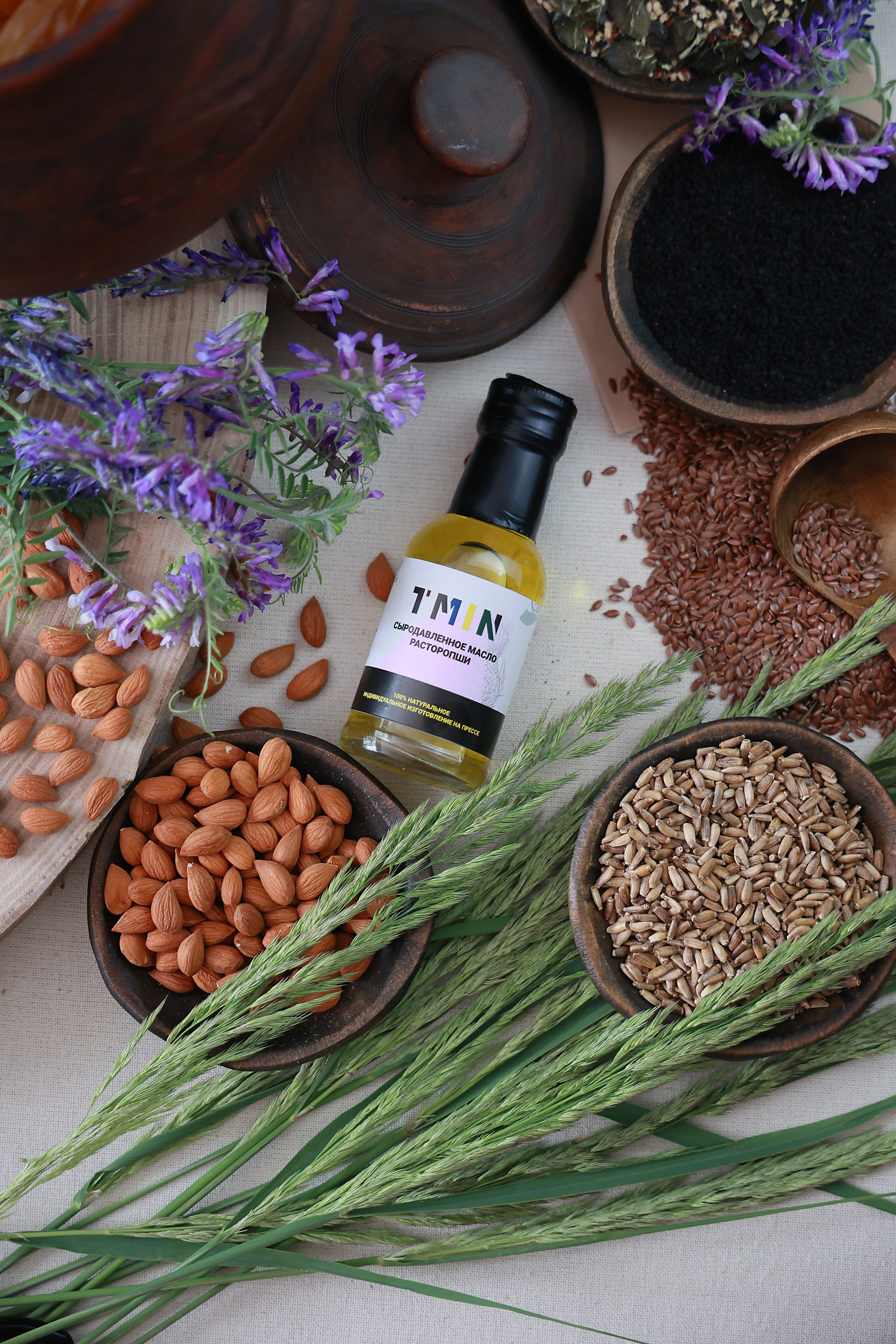Масла холодного отжима «Tmin». Фотограф, видеограф