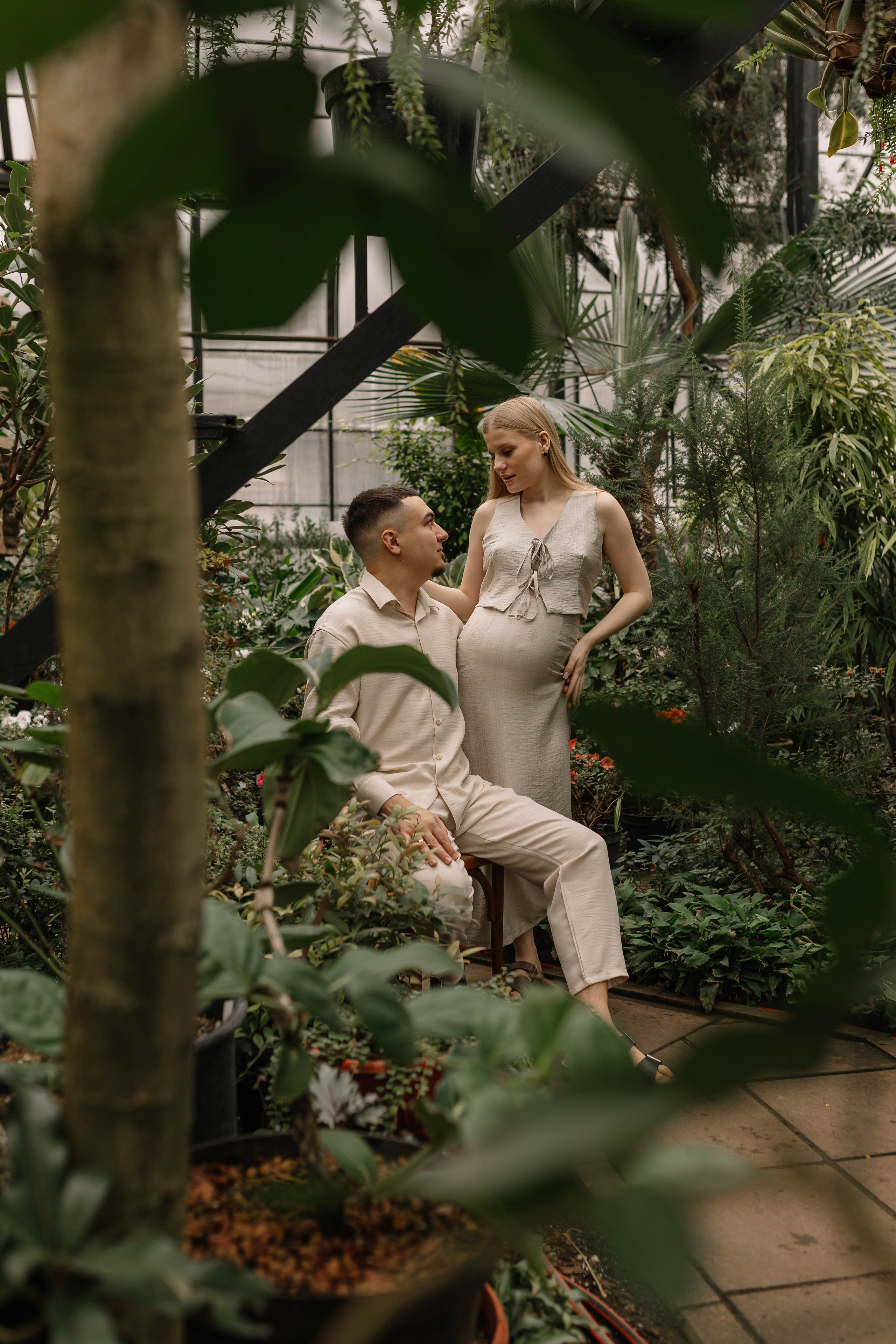 В оранжерее. Фотограф Александра Кузнецова