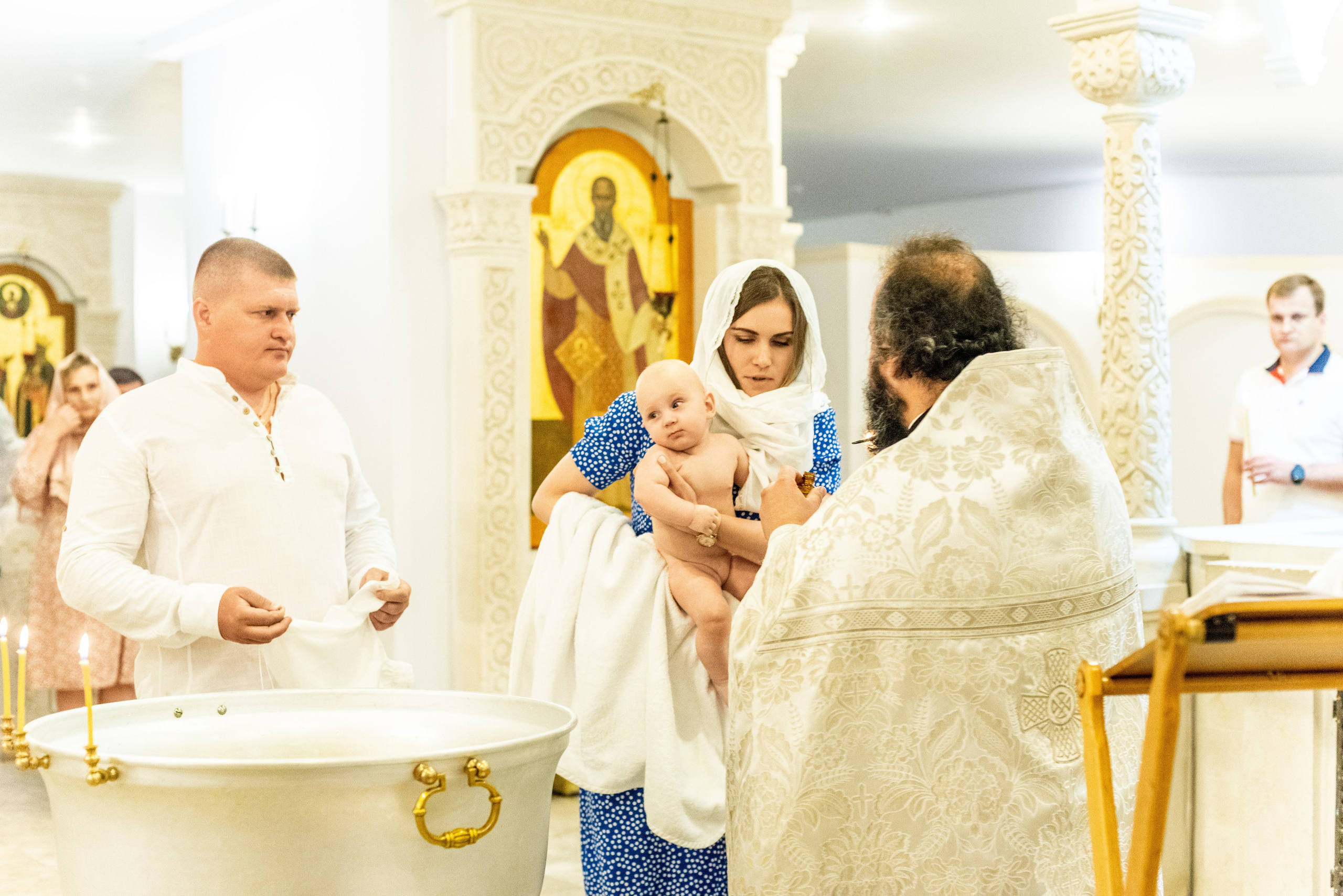 Крещении Ксении. Фотограф Юлия Попова