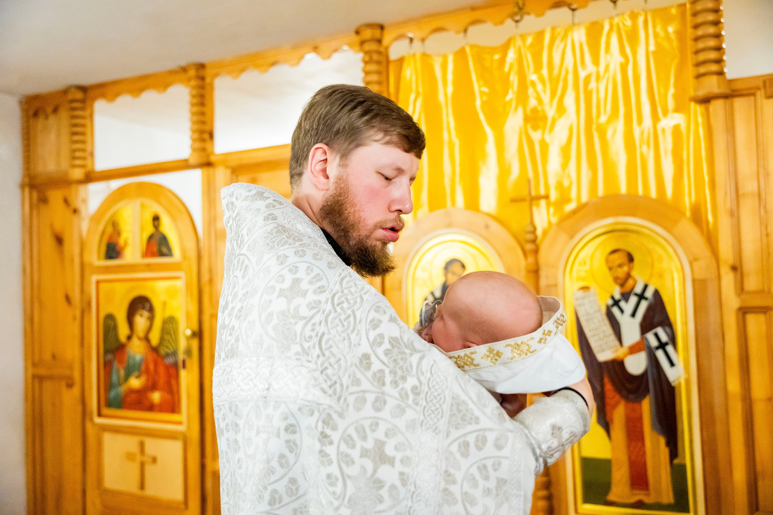 Крещение Льва. Фотограф Юлия Попова