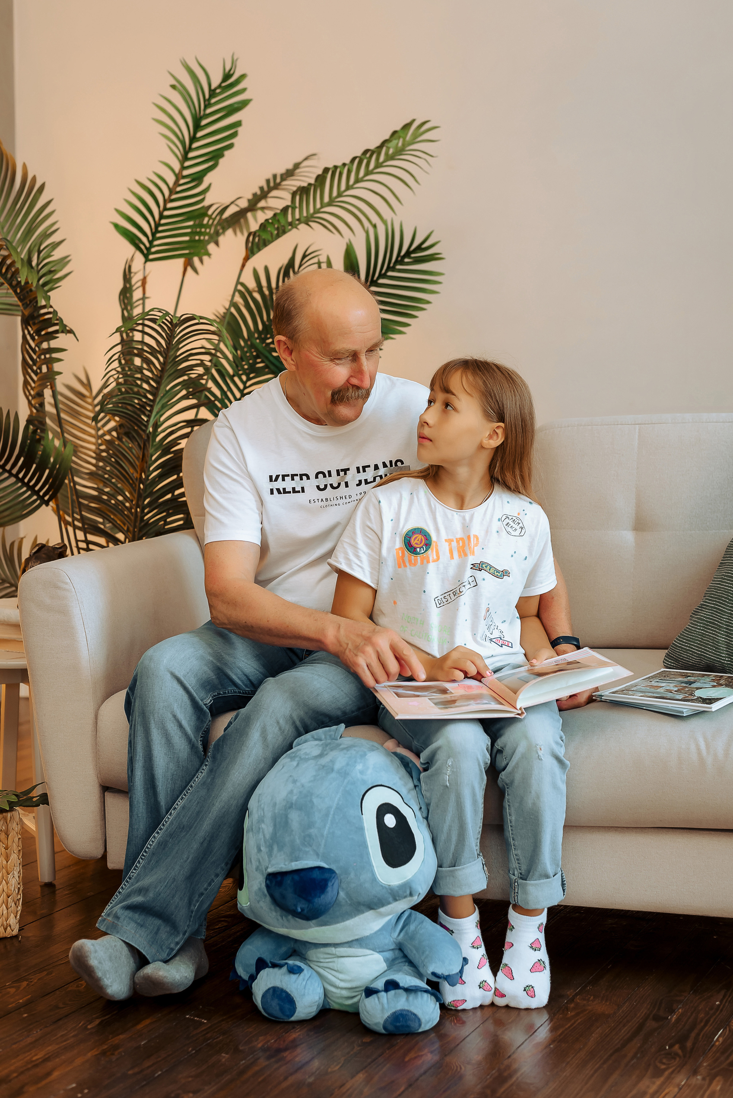 Наталья с папой и дочкой Машей. Фотограф в Екатеринбурге Юлия Бондарева