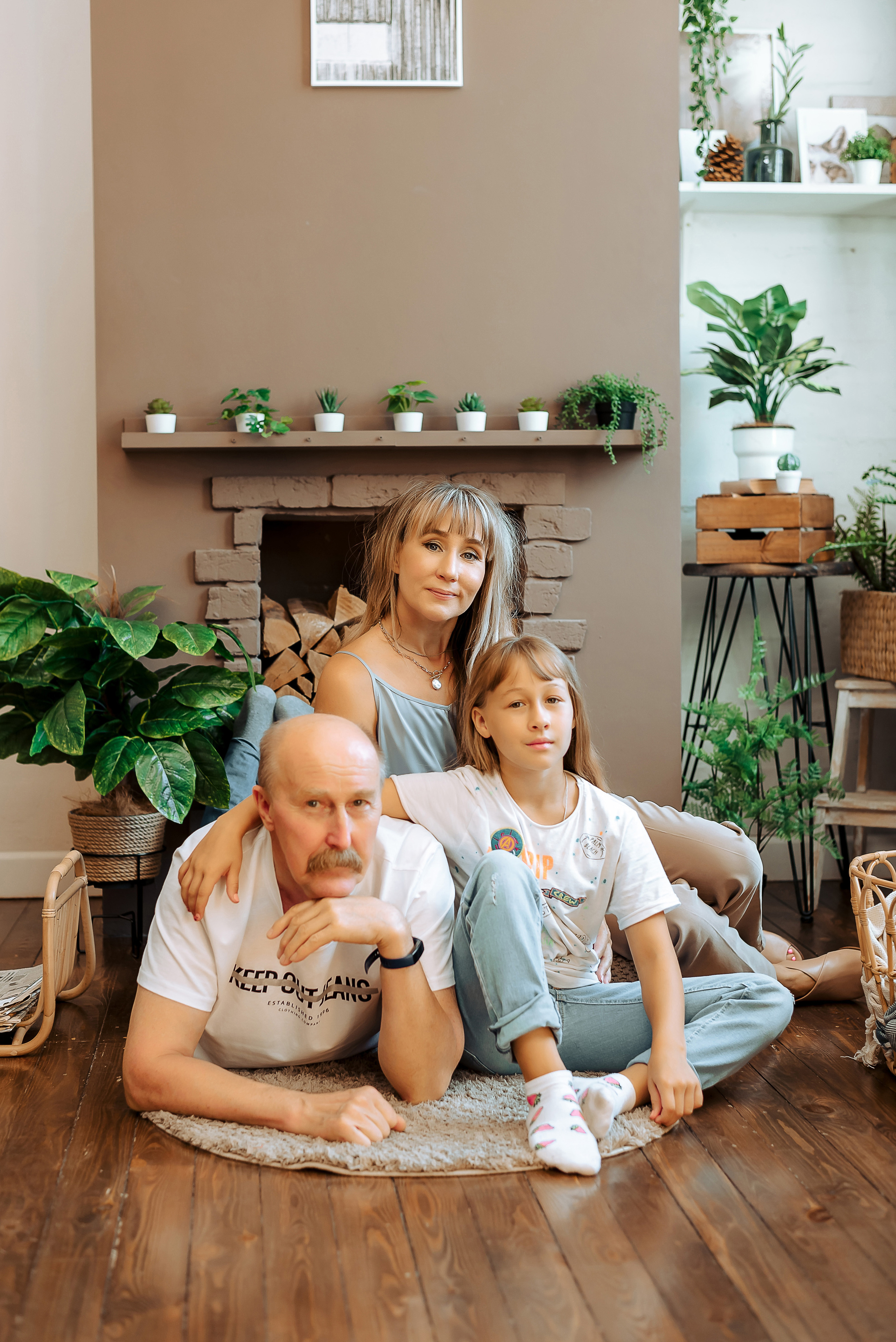 Наталья с папой и дочкой Машей. Фотограф в Екатеринбурге Юлия Бондарева