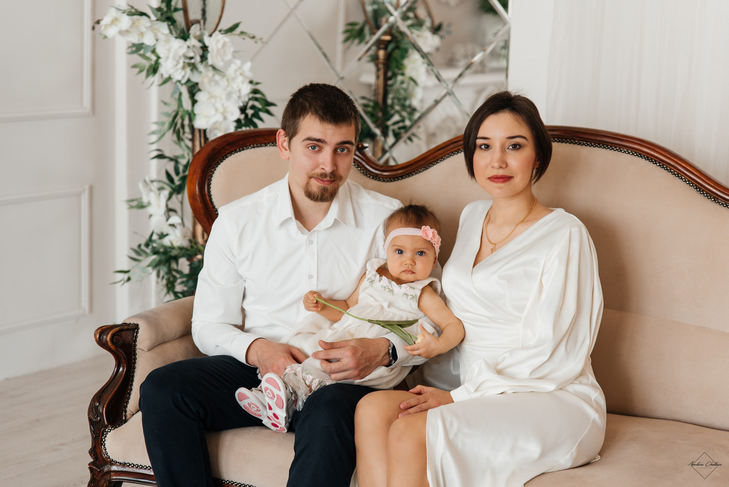 Кристина, Дмитрий и Ксюшенька. Свадебный и семейный фотограф в Туле Анастасия Чаликова