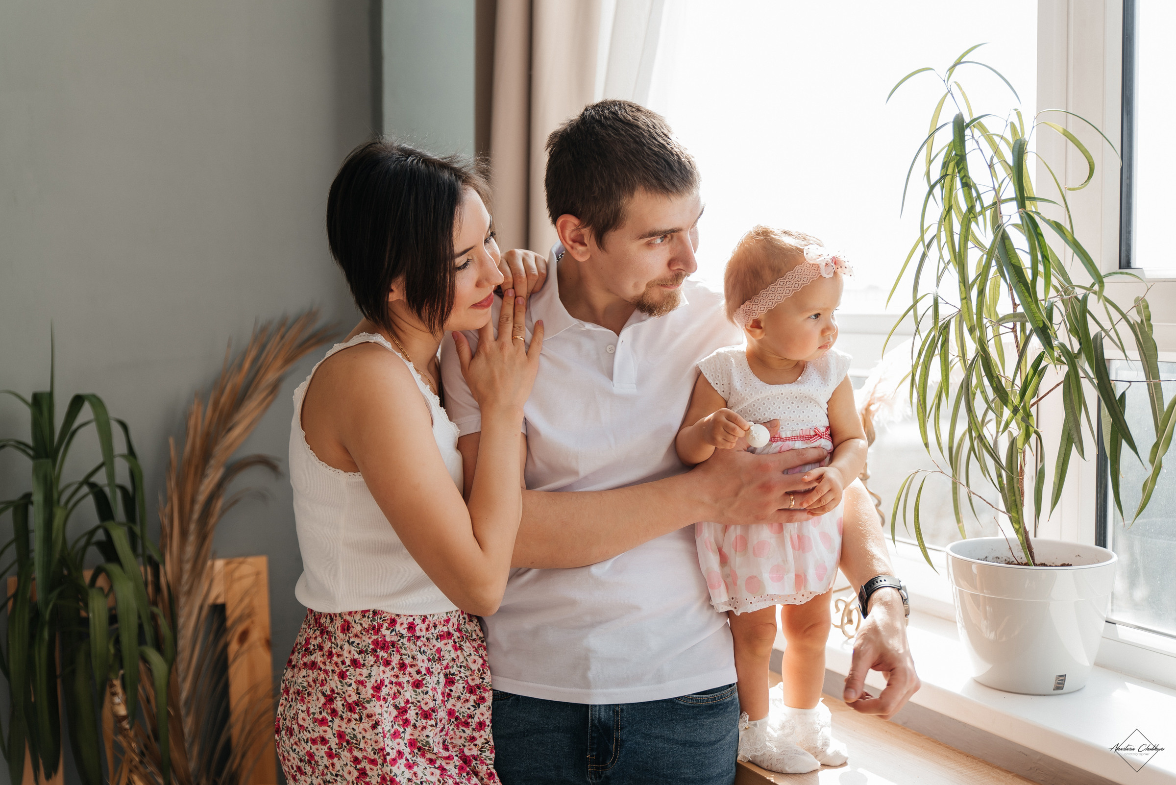 Кристина, Дмитрий и Ксюшенька. Свадебный и семейный фотограф в Туле Анастасия Чаликова