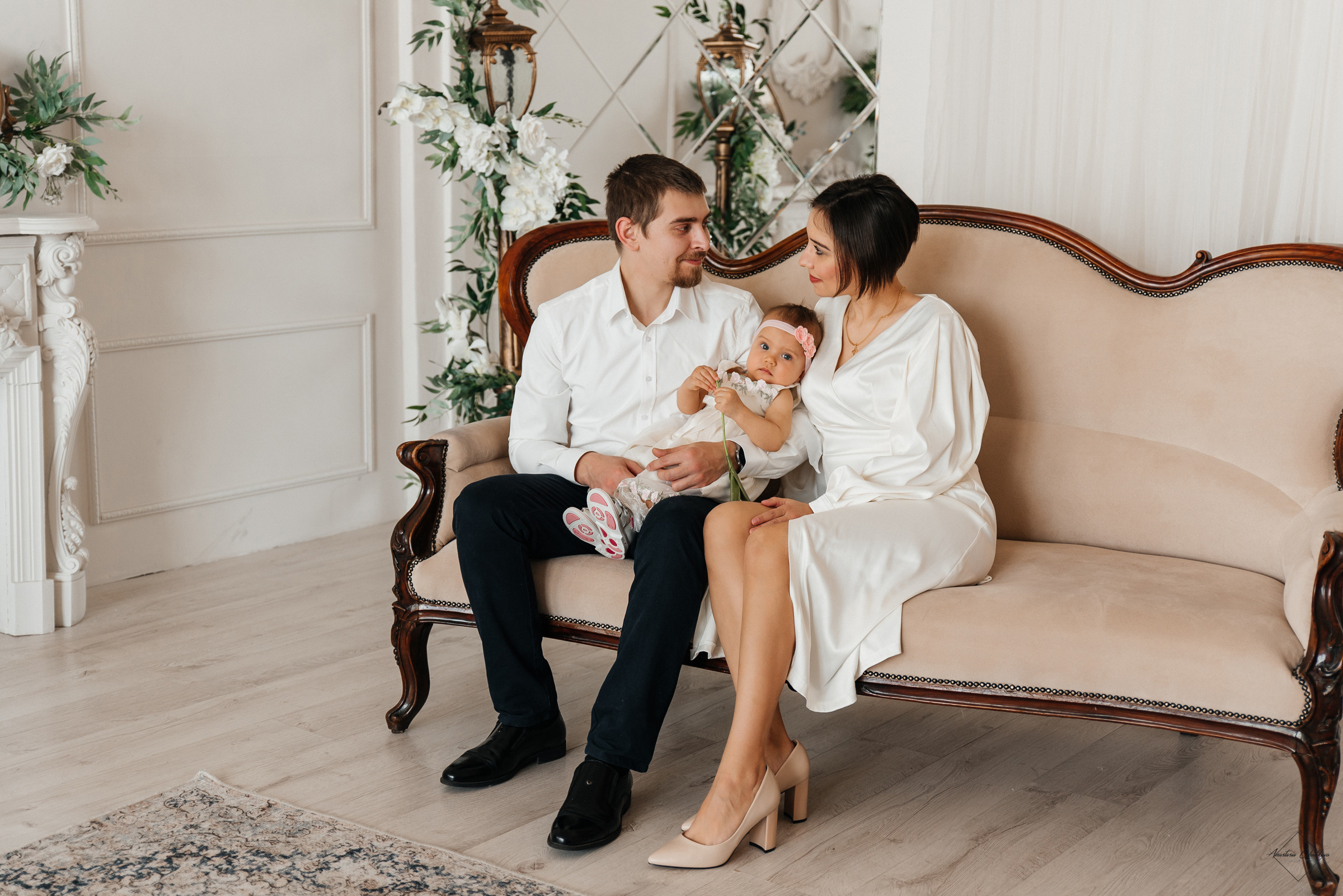 Кристина, Дмитрий и Ксюшенька. Свадебный и семейный фотограф в Туле Анастасия Чаликова