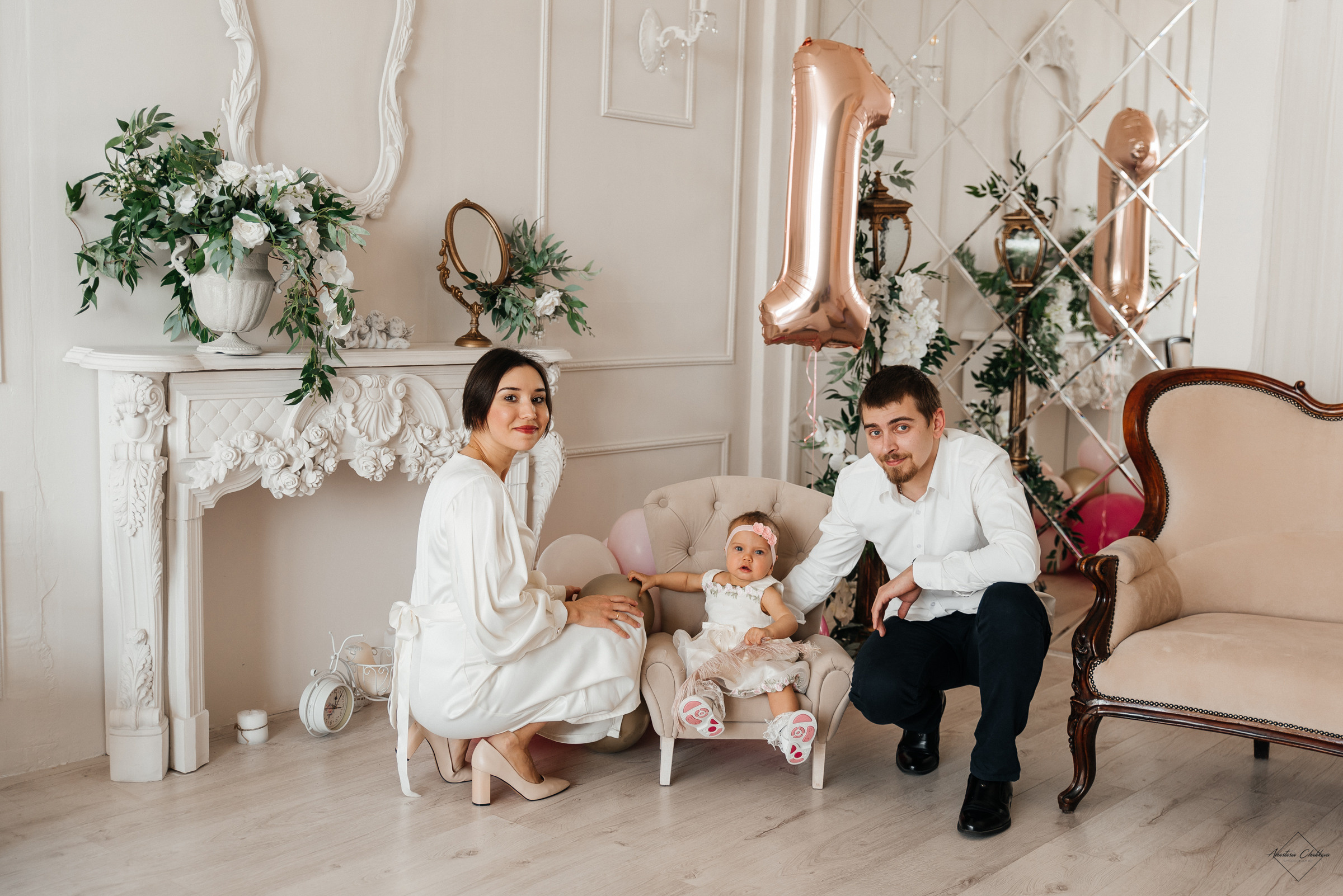 Кристина, Дмитрий и Ксюшенька. Свадебный и семейный фотограф в Туле Анастасия Чаликова