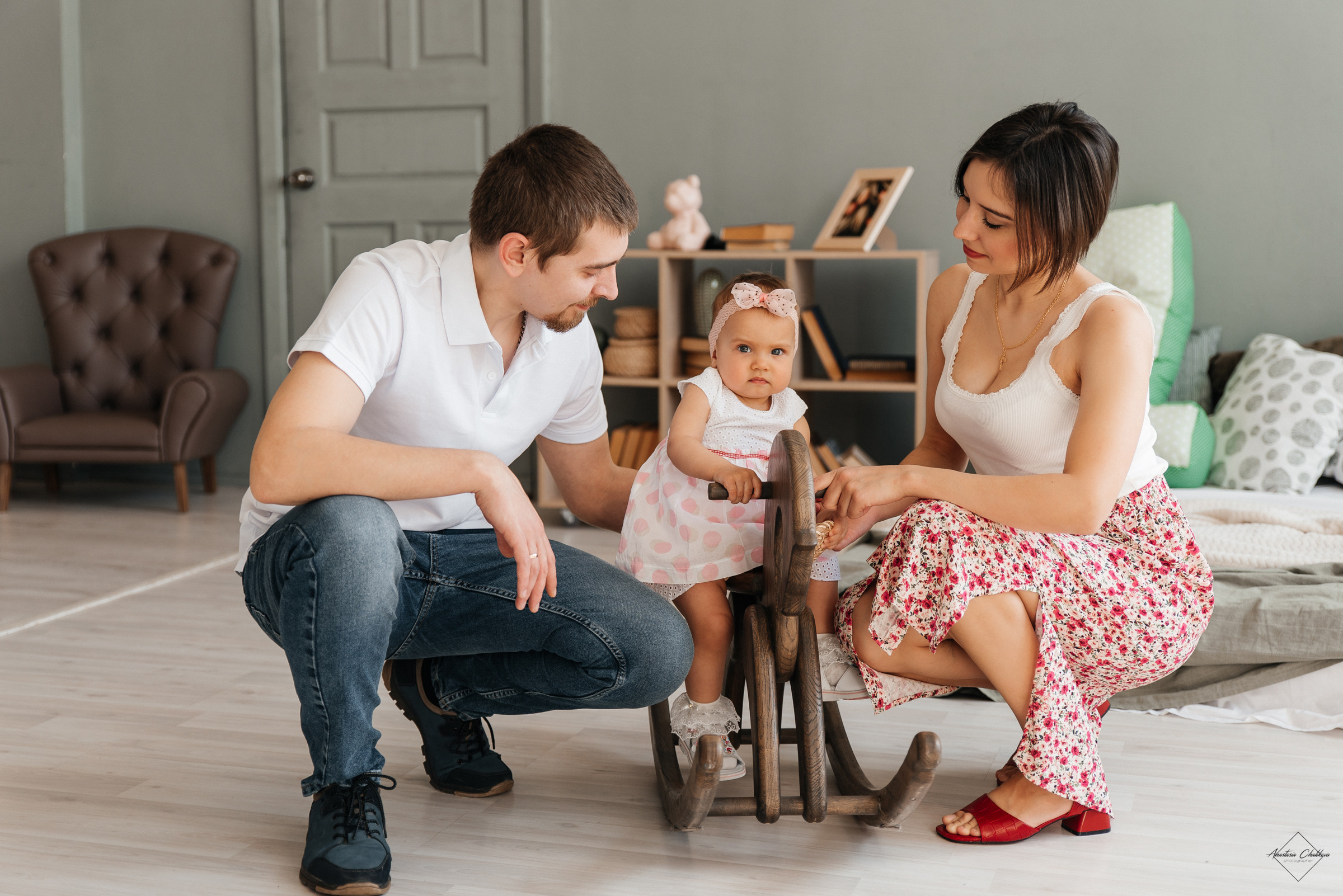 Кристина, Дмитрий и Ксюшенька. Свадебный и семейный фотограф в Туле Анастасия Чаликова