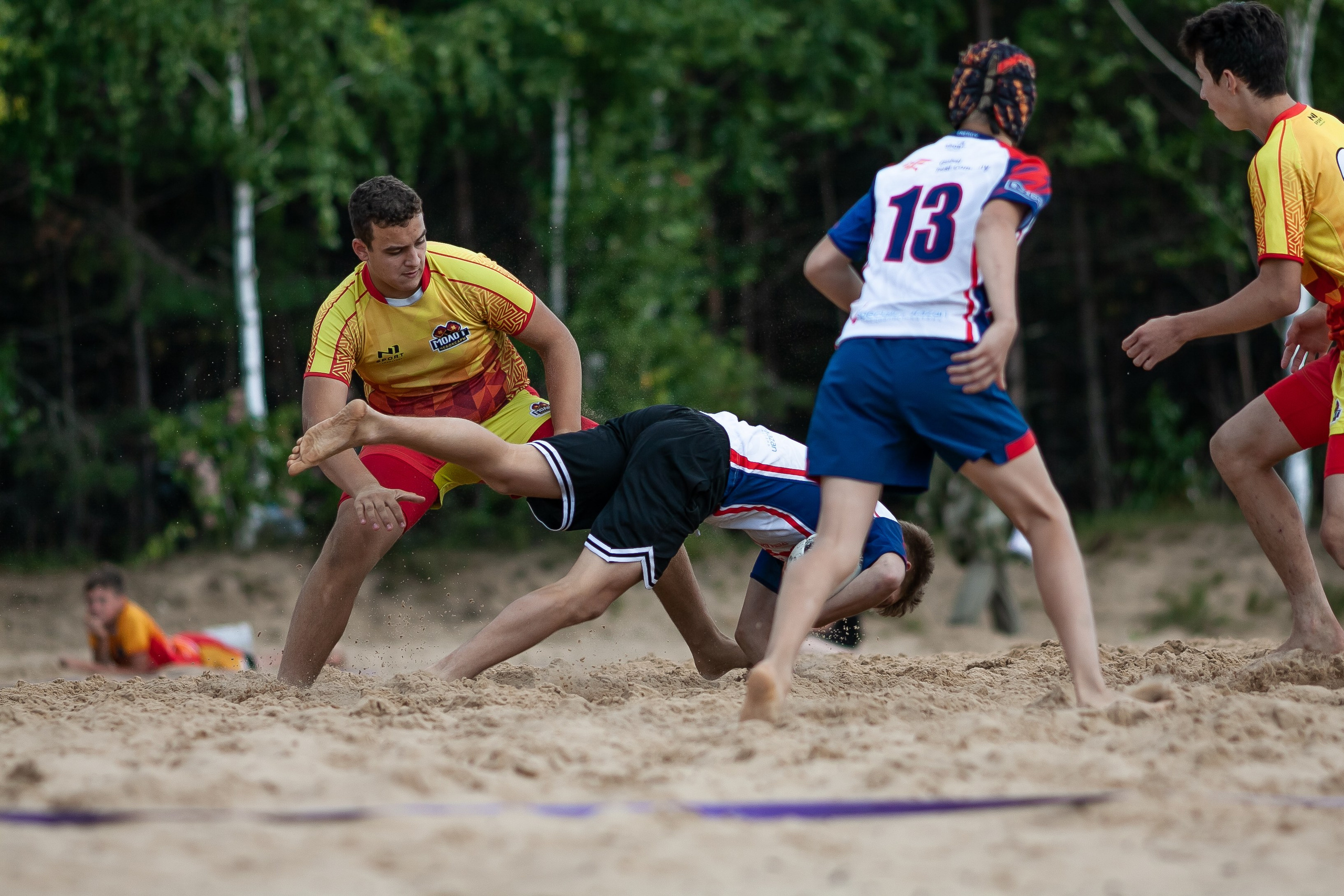 «Кубок «Молота» по пляжному Регби. Фотография