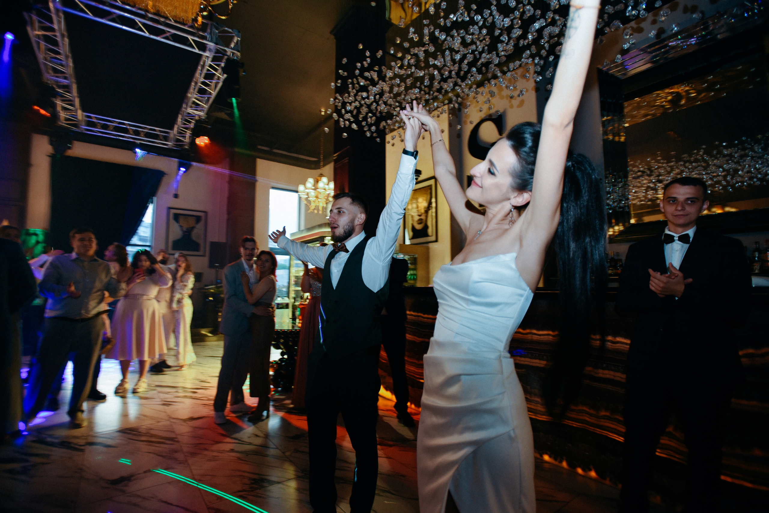 Виктор и Ангелина Банкет на 100 гостей Ресторан Segreto. Фотограф Лола Волна, город Москва