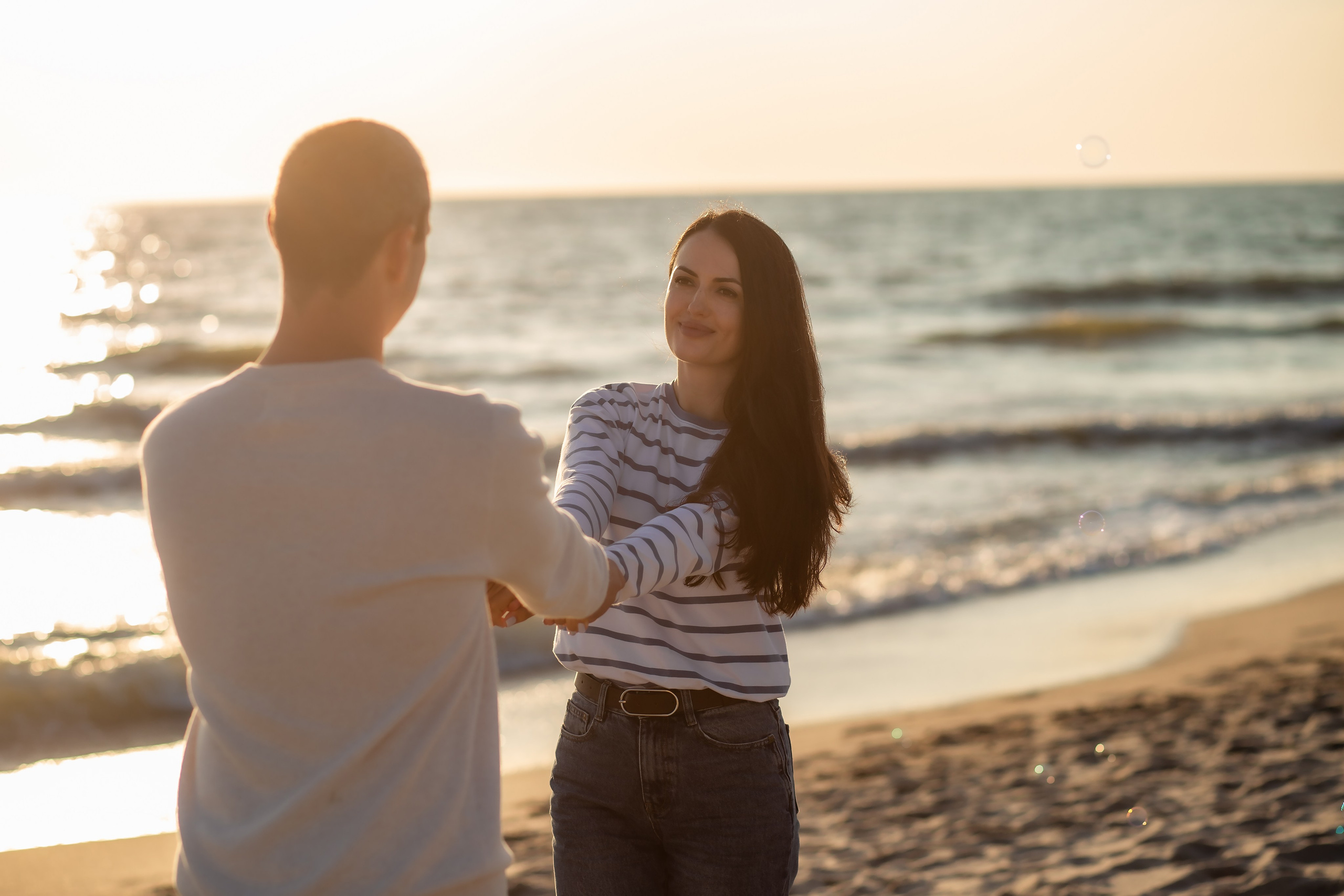 Павел и Татьяна. Закат в Янтарном. Фотограф в Калининграде Решетникова Алина