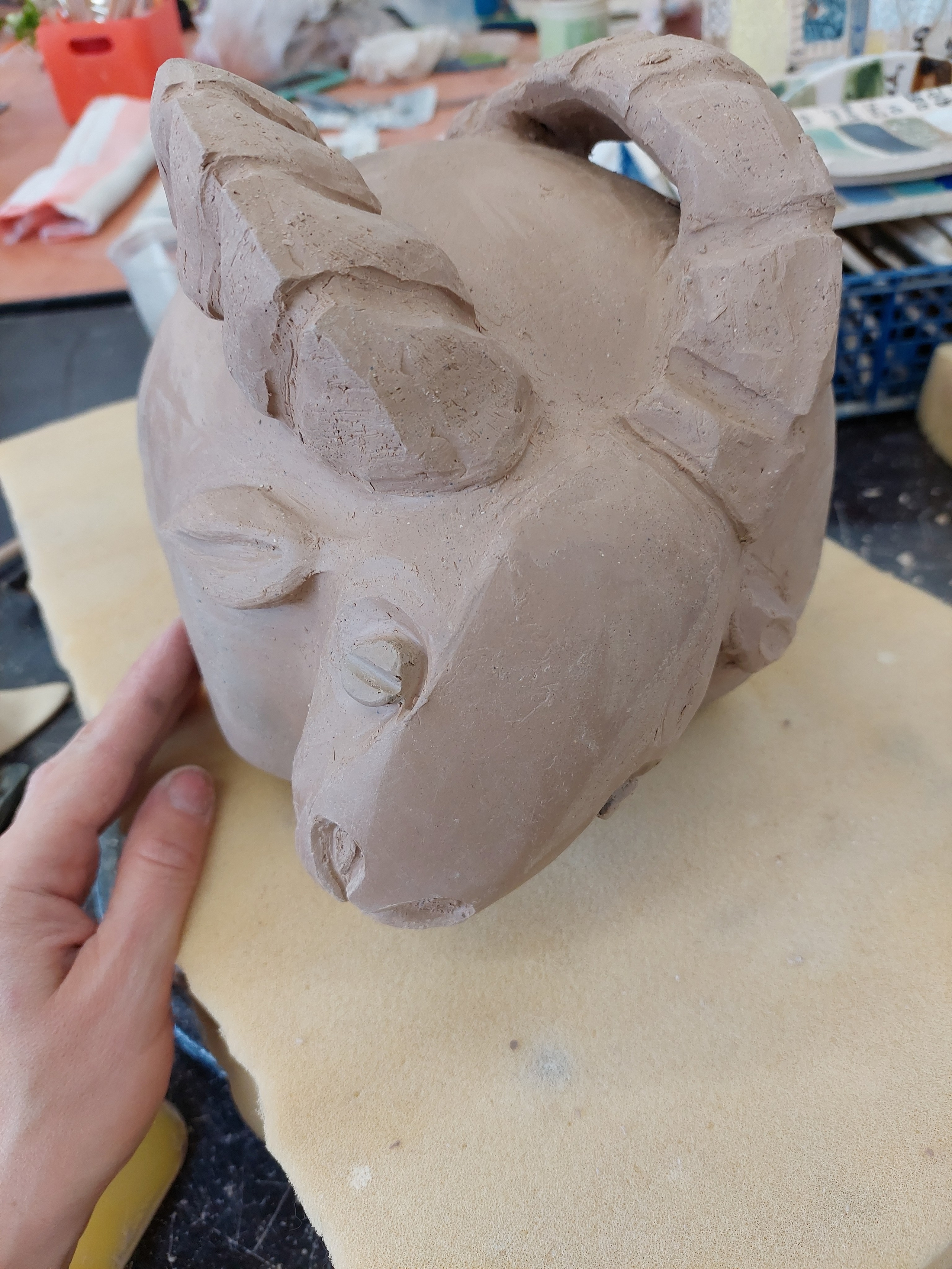 Что остается за кадром, или процесс работы керамиста. Керамика с историей. Елена Рогалёва