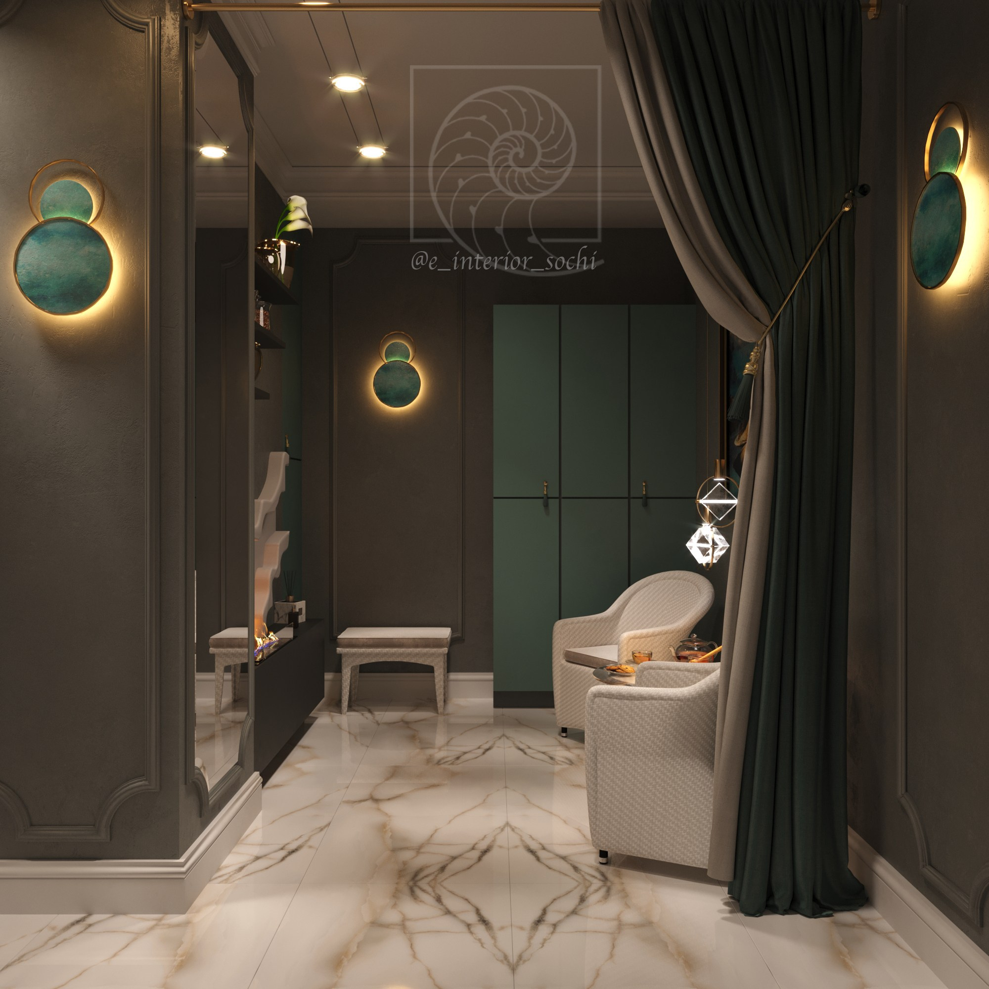 BEAUTY_SONATA. Дизайн интерьера Евгения Тисленко