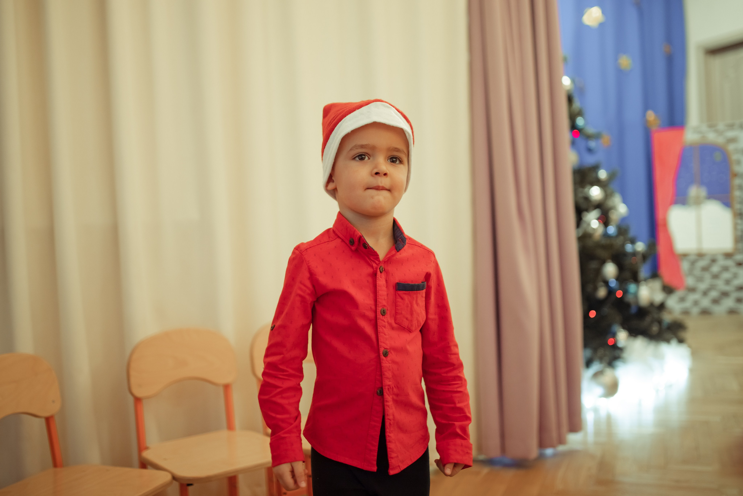 Новогодний утренник в детском саду. Семейный и детский фотограф в Москве Дорогова Екатерина