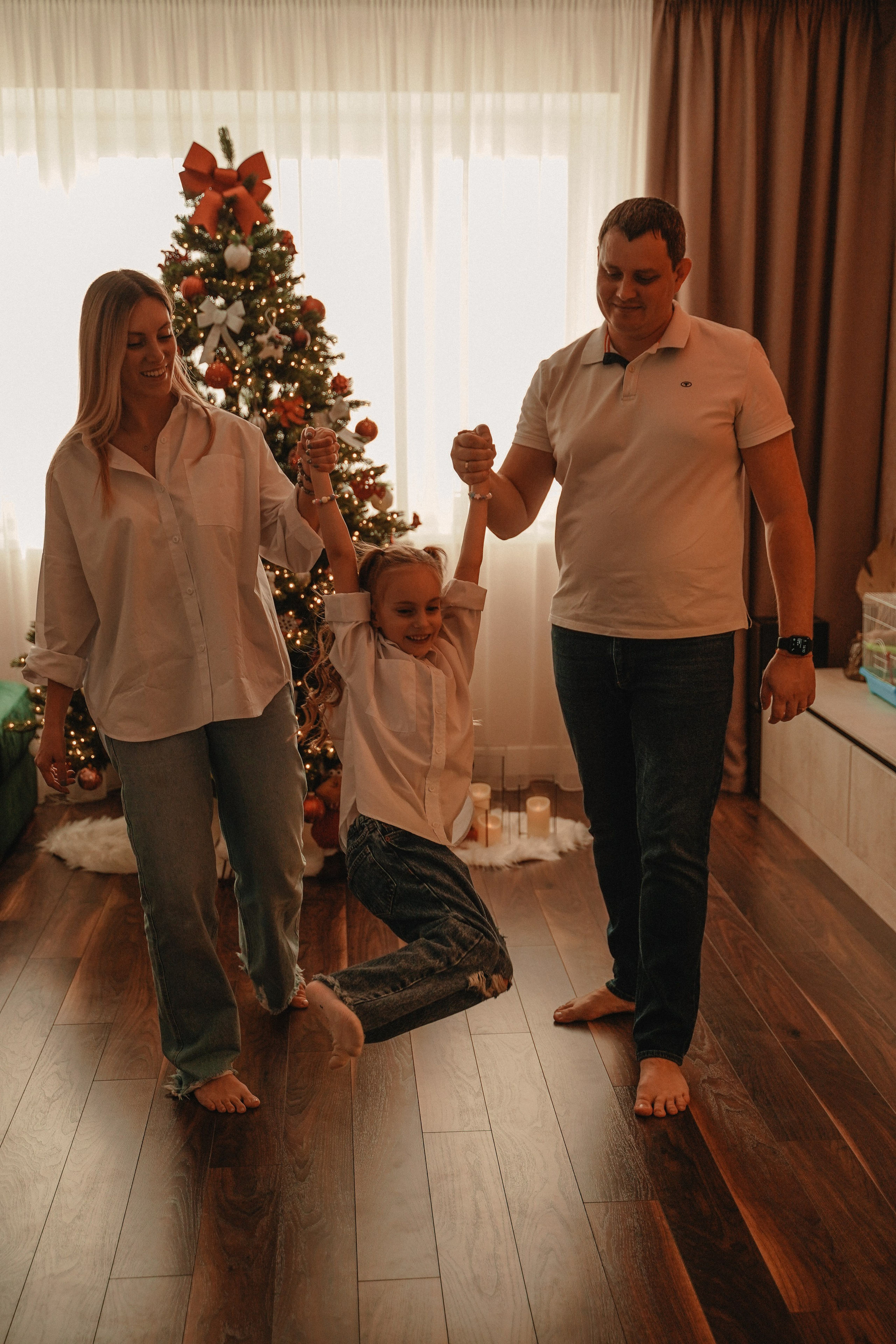 Домашняя Новогодняя фотосессия. Семейный и женский фотограф в Краснодаре Анастасия Приймак