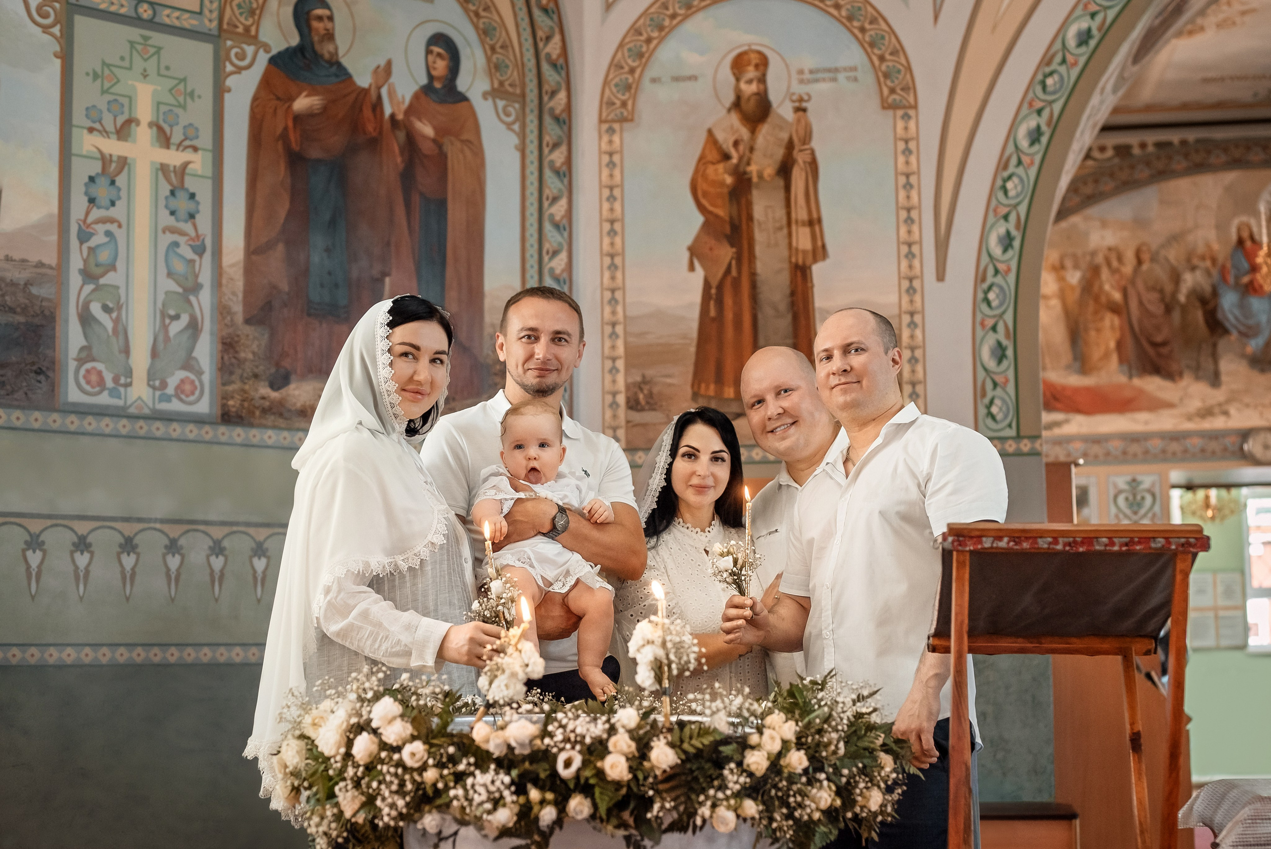 Крещение в храме Иоанна Богослова. Церковный фотограф на Таинство Крещения и Венчания в Оренбурге и Оренбургской области Екатерина Белкина