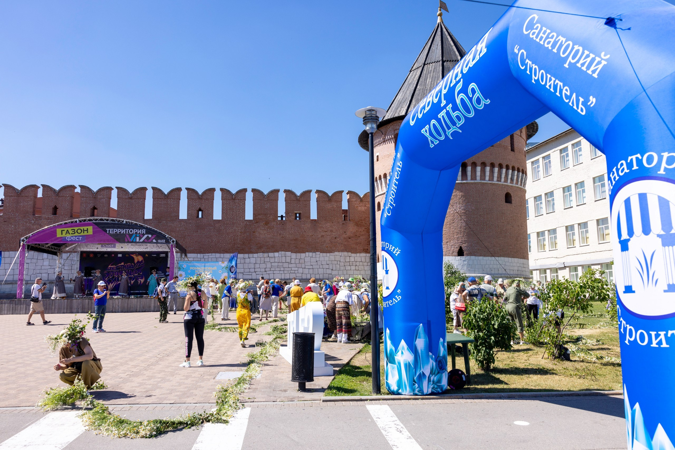 Фестиваль «Ромашковый хоровод». Северная ходьба. Фотограф в Туле Крупский АнДРей. Фотостудия «КАДР71» в Туле