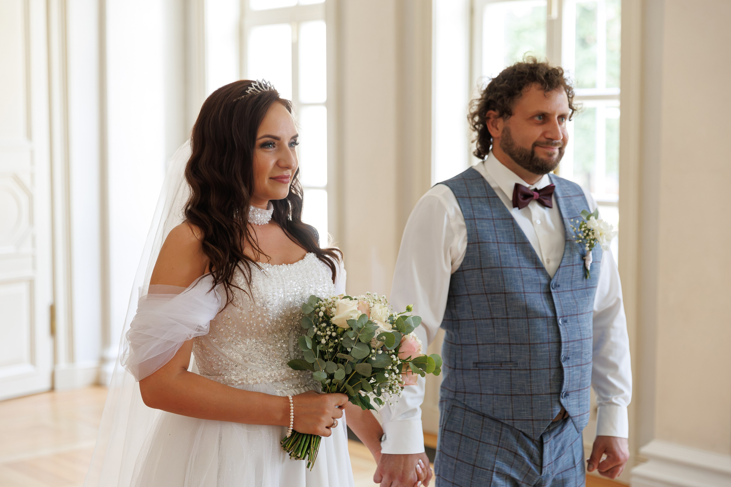 Регистрация брака в усадьбе Муравьевых-Апостолов. Свадебный фотограф Москва и МО Сергей Киржаев