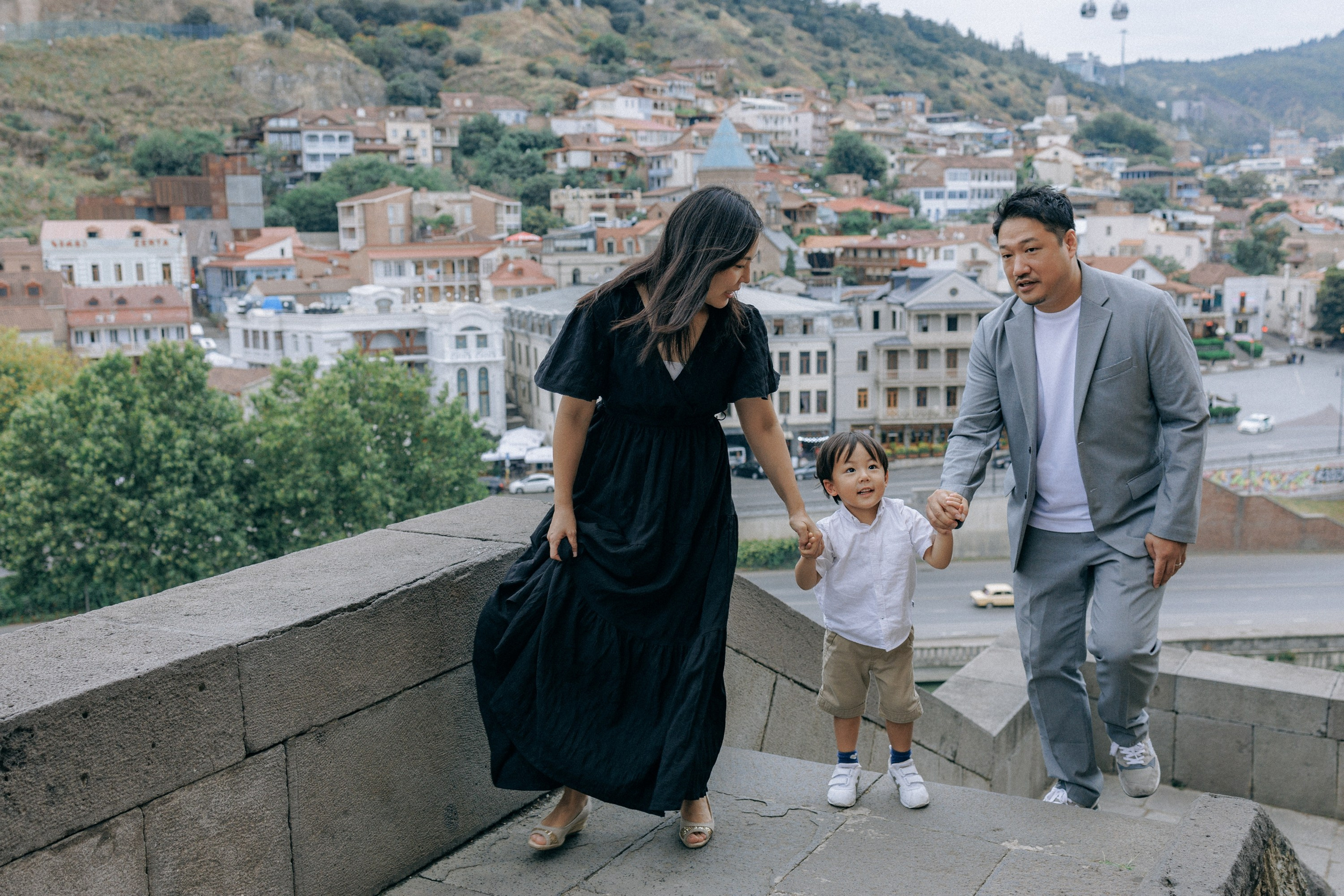 Japanise Family photoshoot in Tbilisi, Georgia