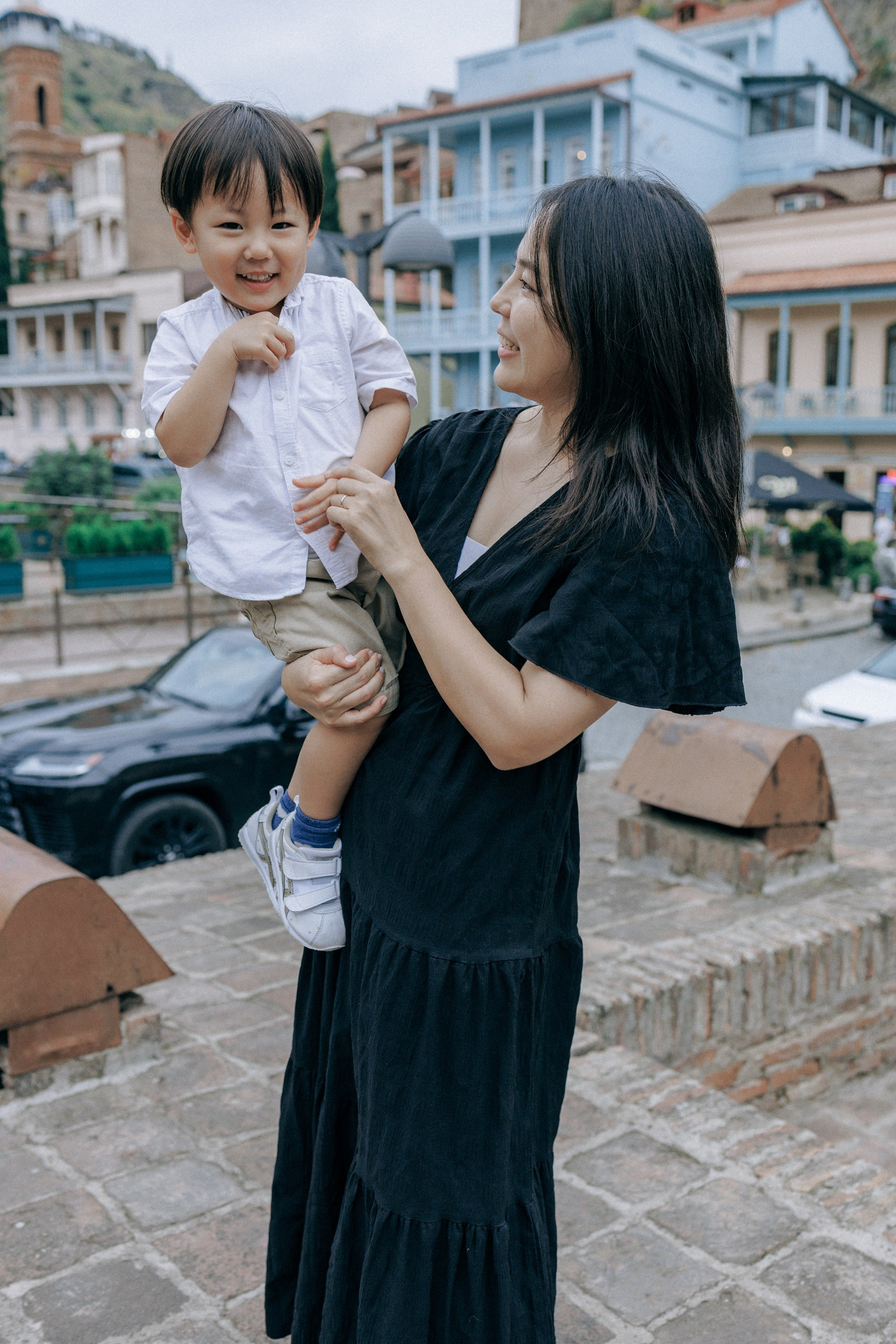 Japanise Family photoshoot in Tbilisi, Georgia