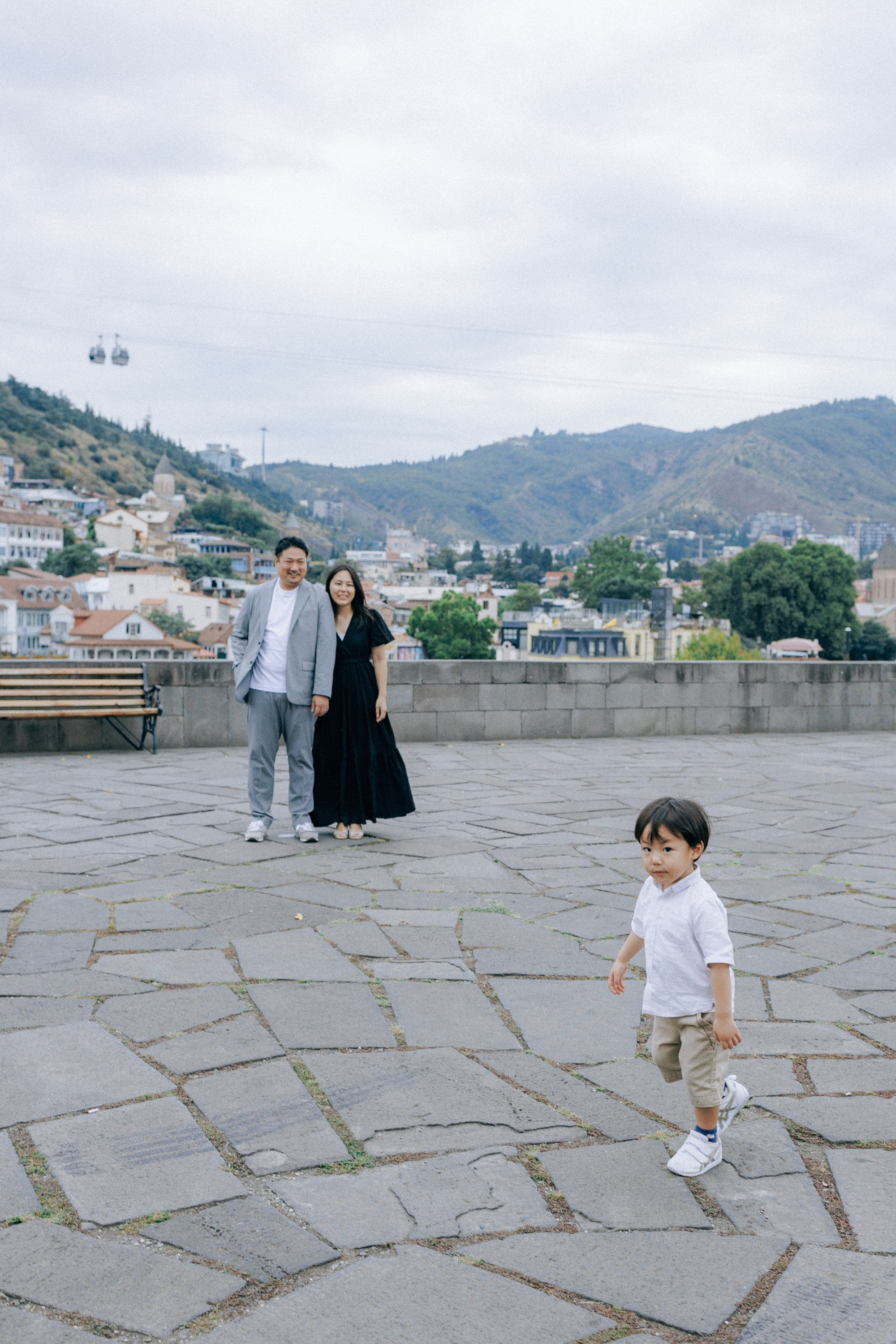 Japanise Family photoshoot in Tbilisi, Georgia