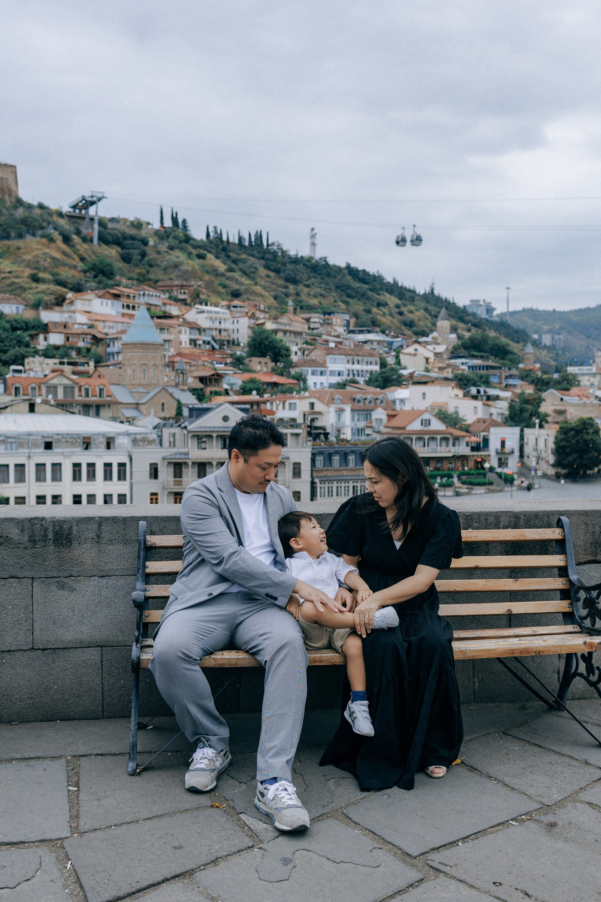 Japanise Family photoshoot in Tbilisi, Georgia