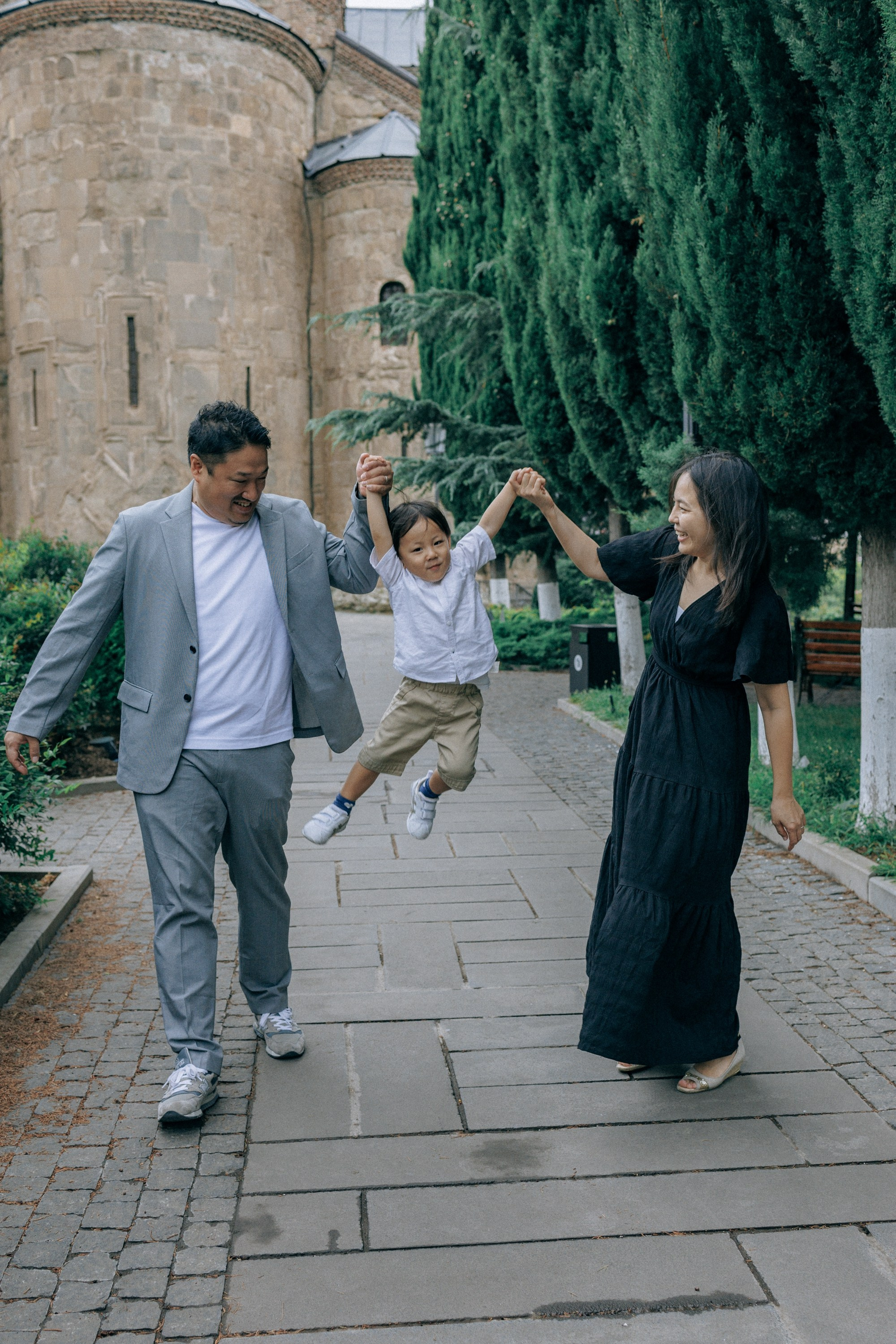 Japanise Family photoshoot in Tbilisi, Georgia