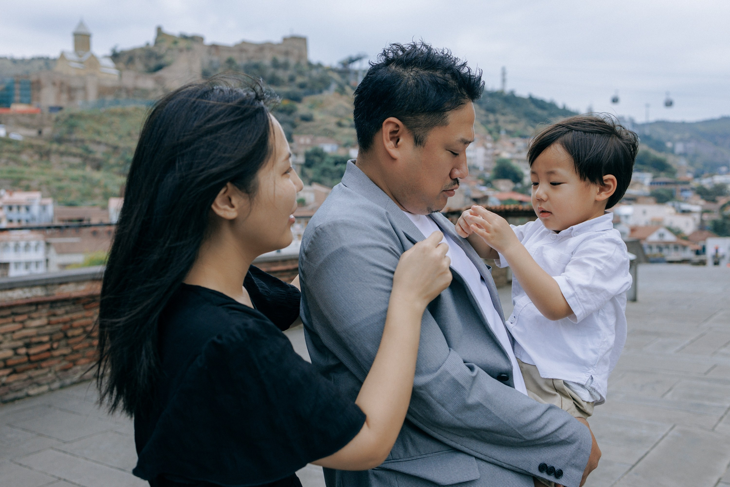 Japanise Family photoshoot in Tbilisi, Georgia