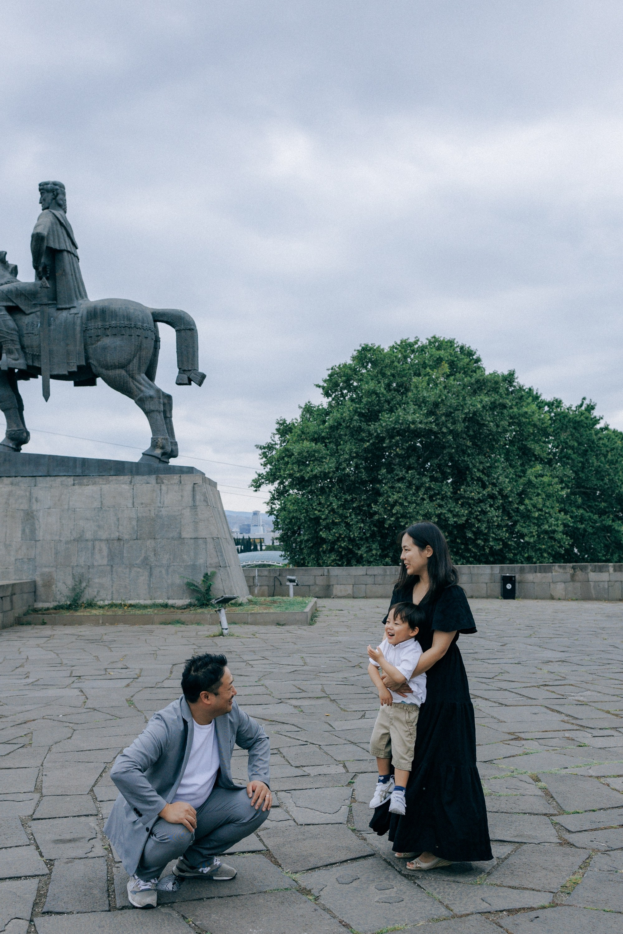 Japanise Family photoshoot in Tbilisi, Georgia