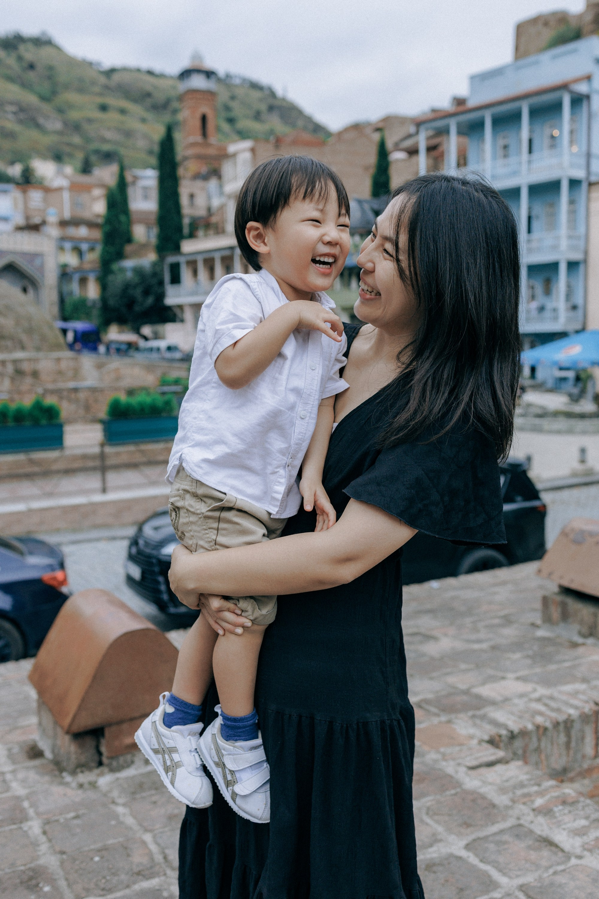 Japanise Family photoshoot in Tbilisi, Georgia