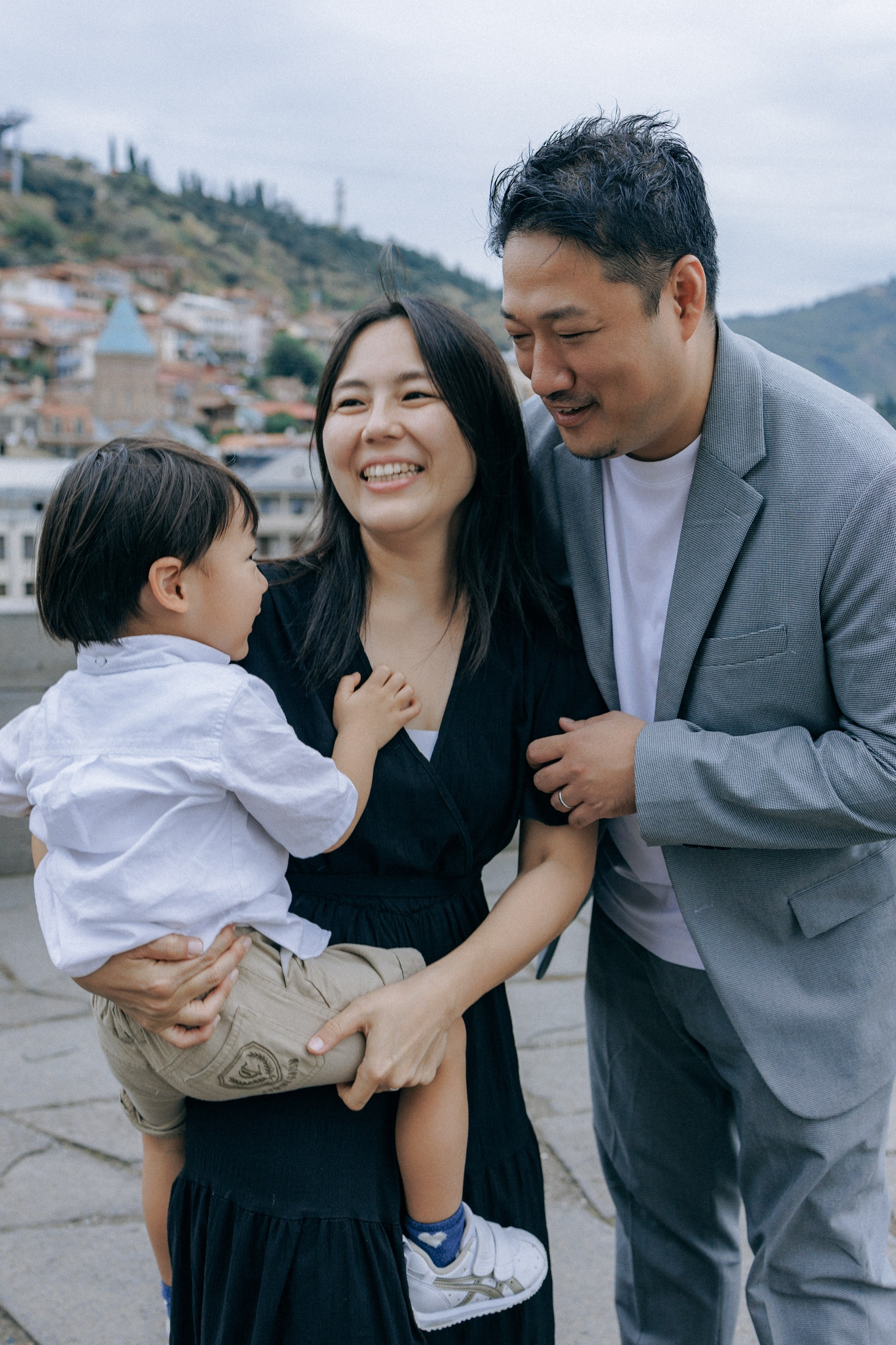 Japanise Family photoshoot in Tbilisi, Georgia