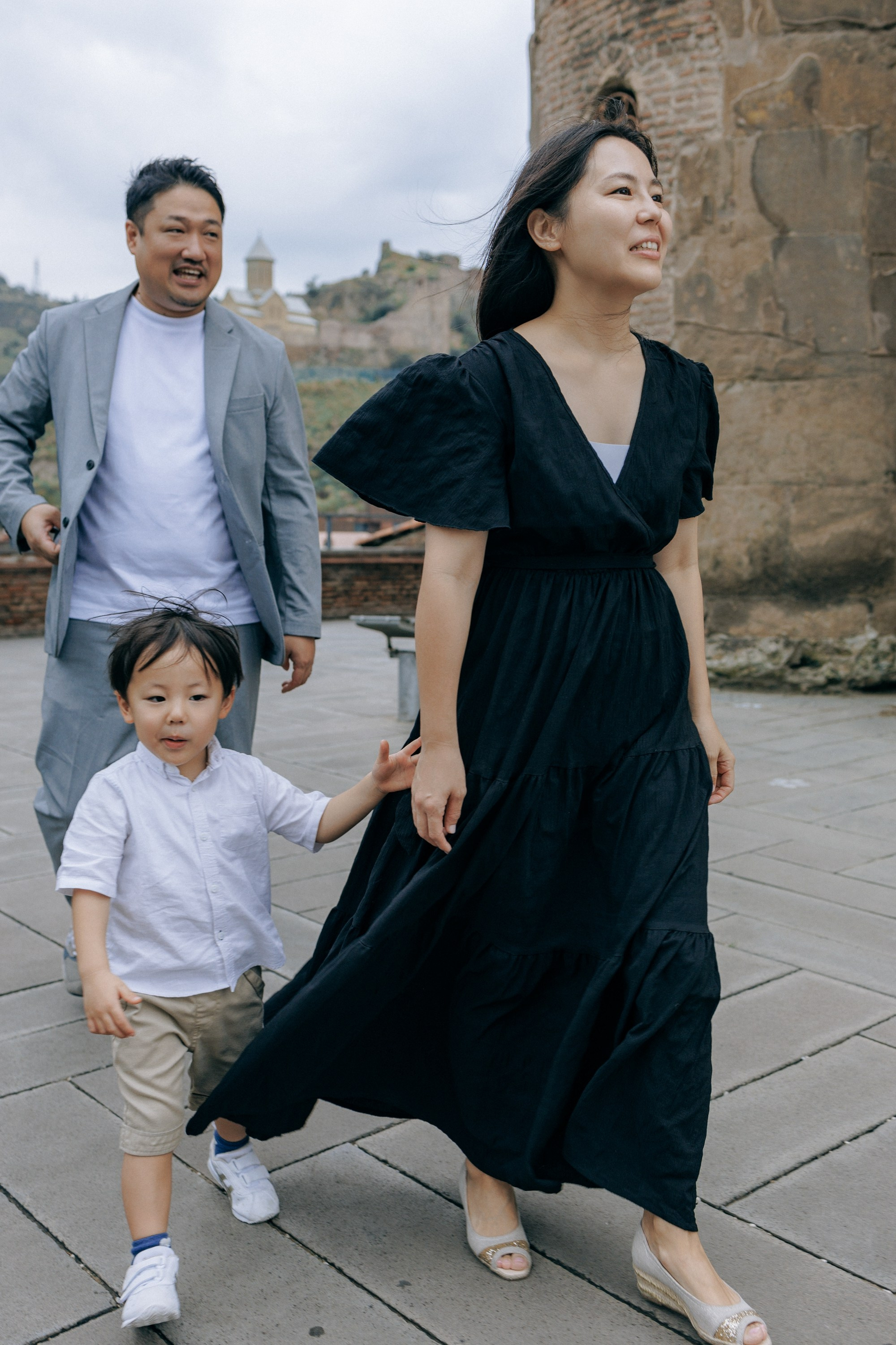 Japanise Family photoshoot in Tbilisi, Georgia