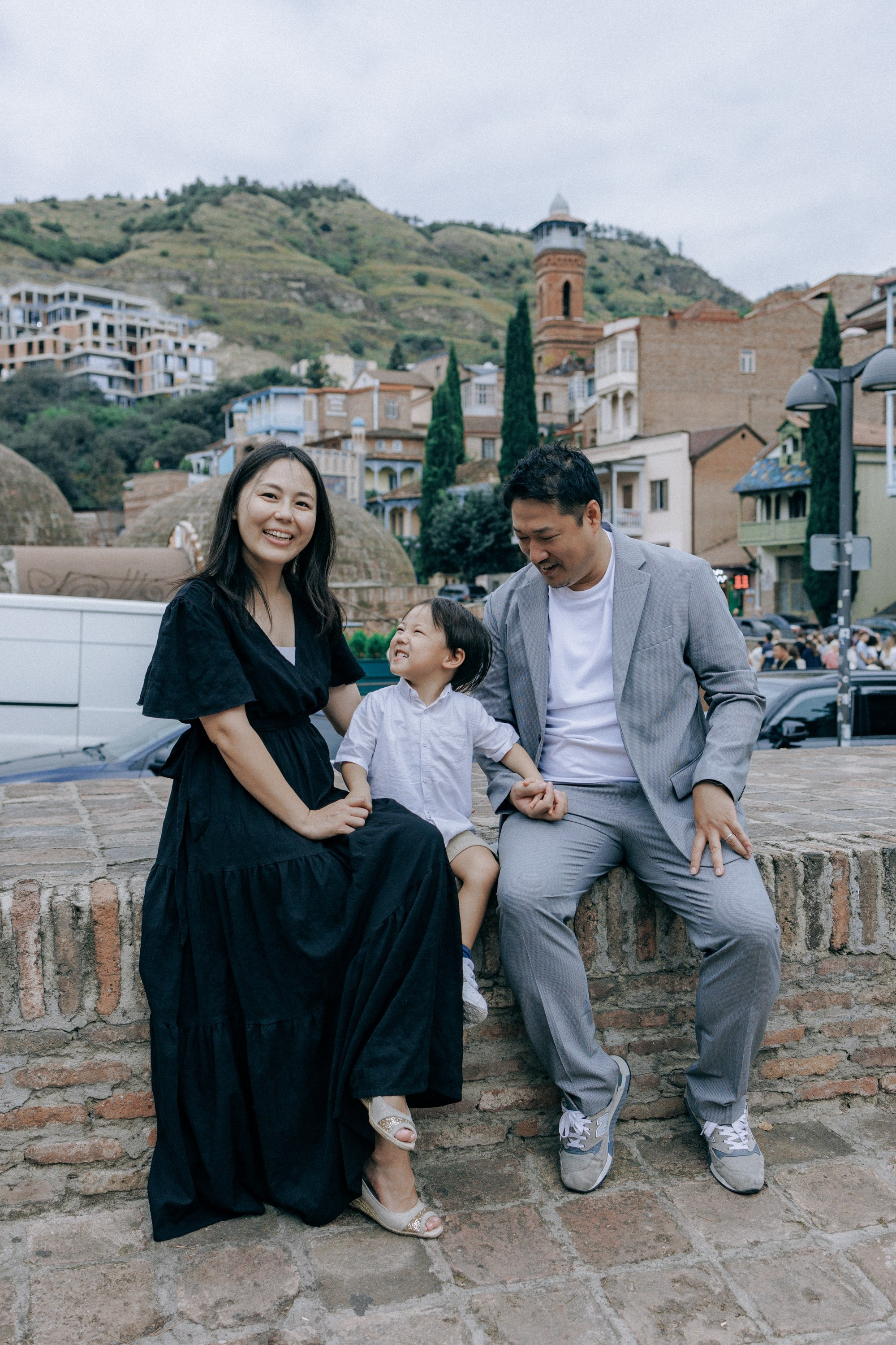 Japanise Family photoshoot in Tbilisi, Georgia