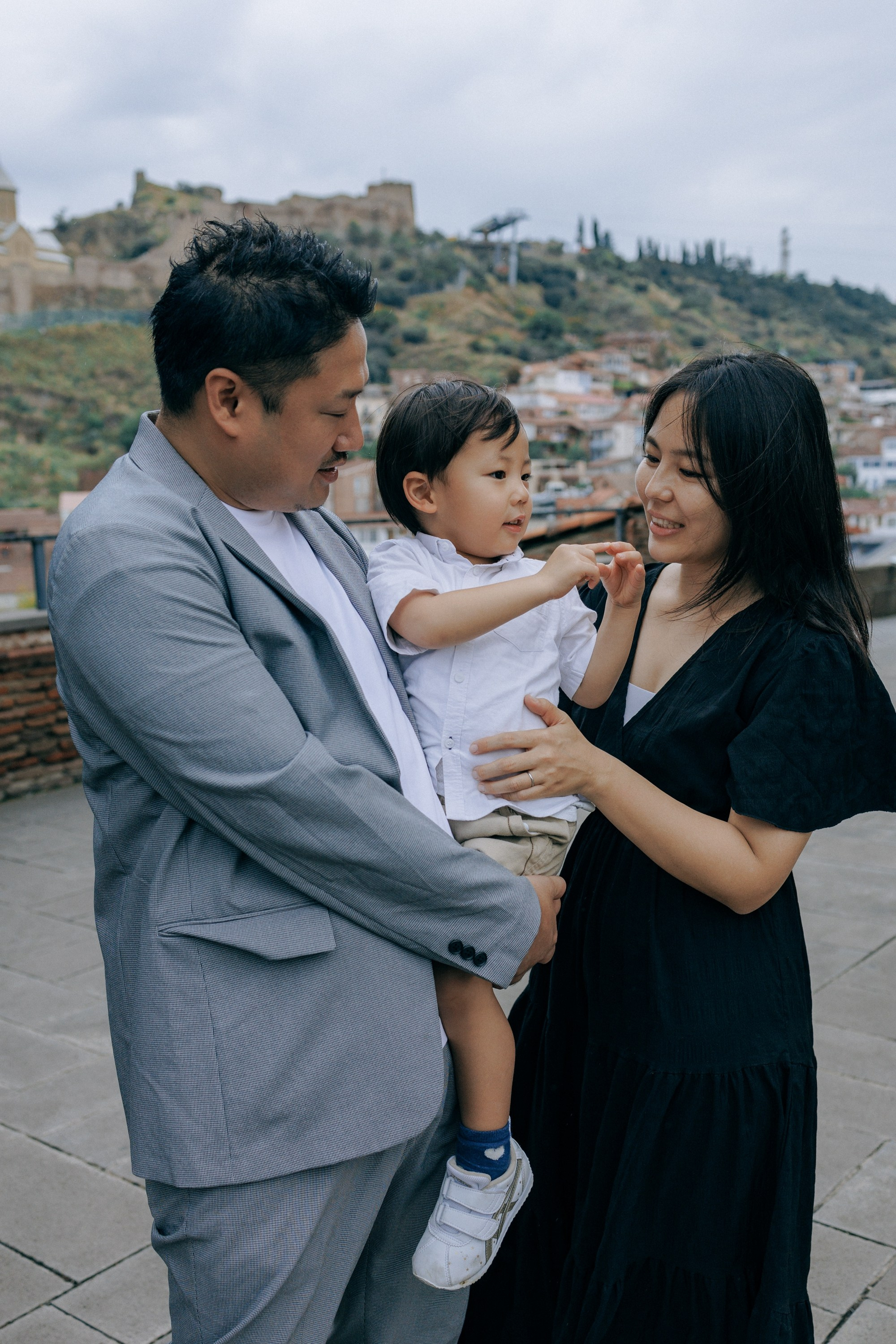 Japanise Family photoshoot in Tbilisi, Georgia