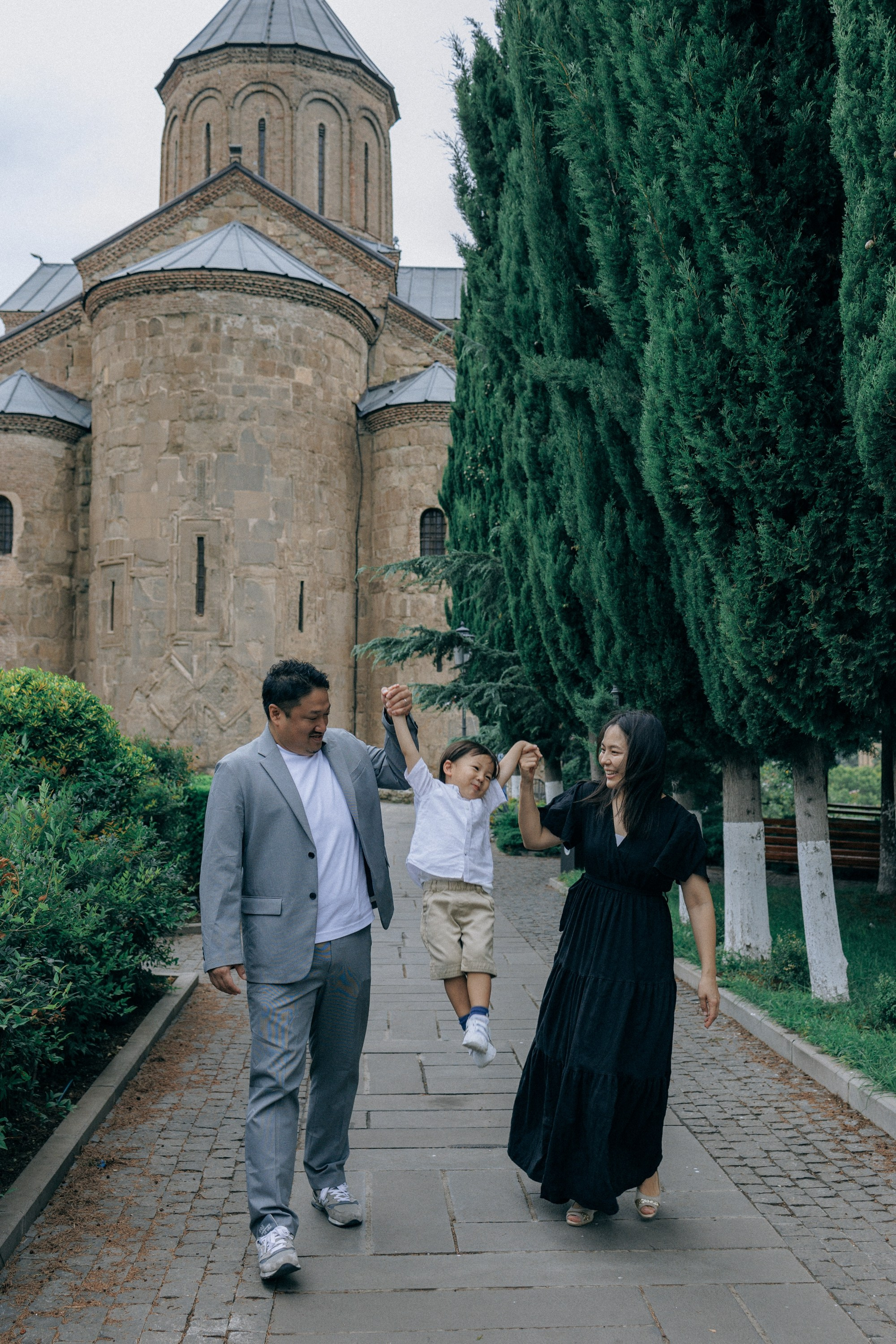 Japanise Family photoshoot in Tbilisi, Georgia