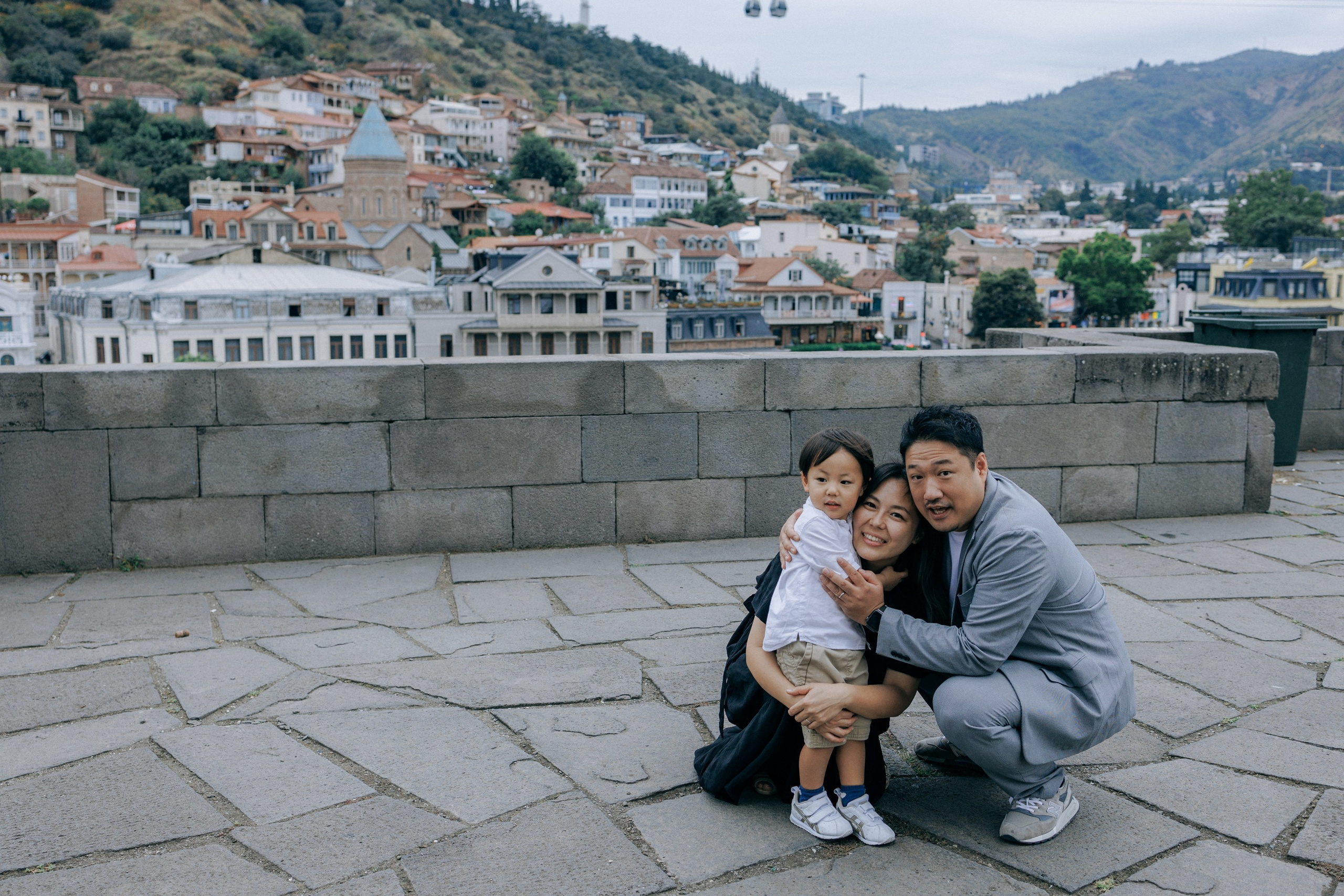 Japanise Family photoshoot in Tbilisi, Georgia