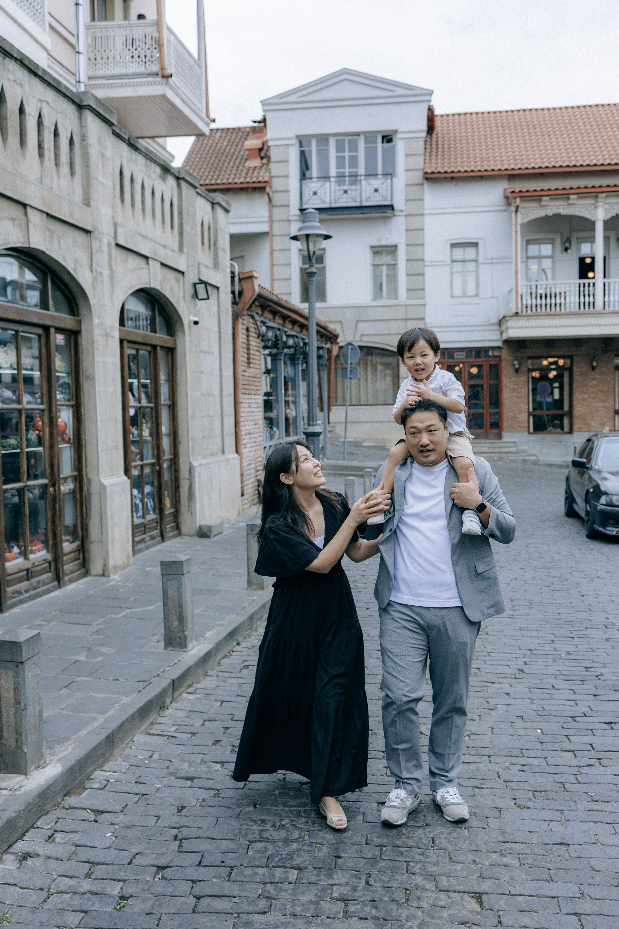 Japanise Family photoshoot in Tbilisi, Georgia