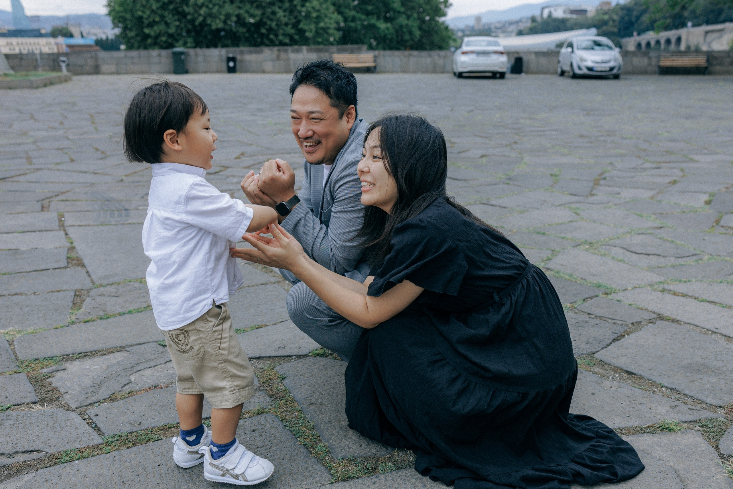 Japanise Family photoshoot in Tbilisi, Georgia