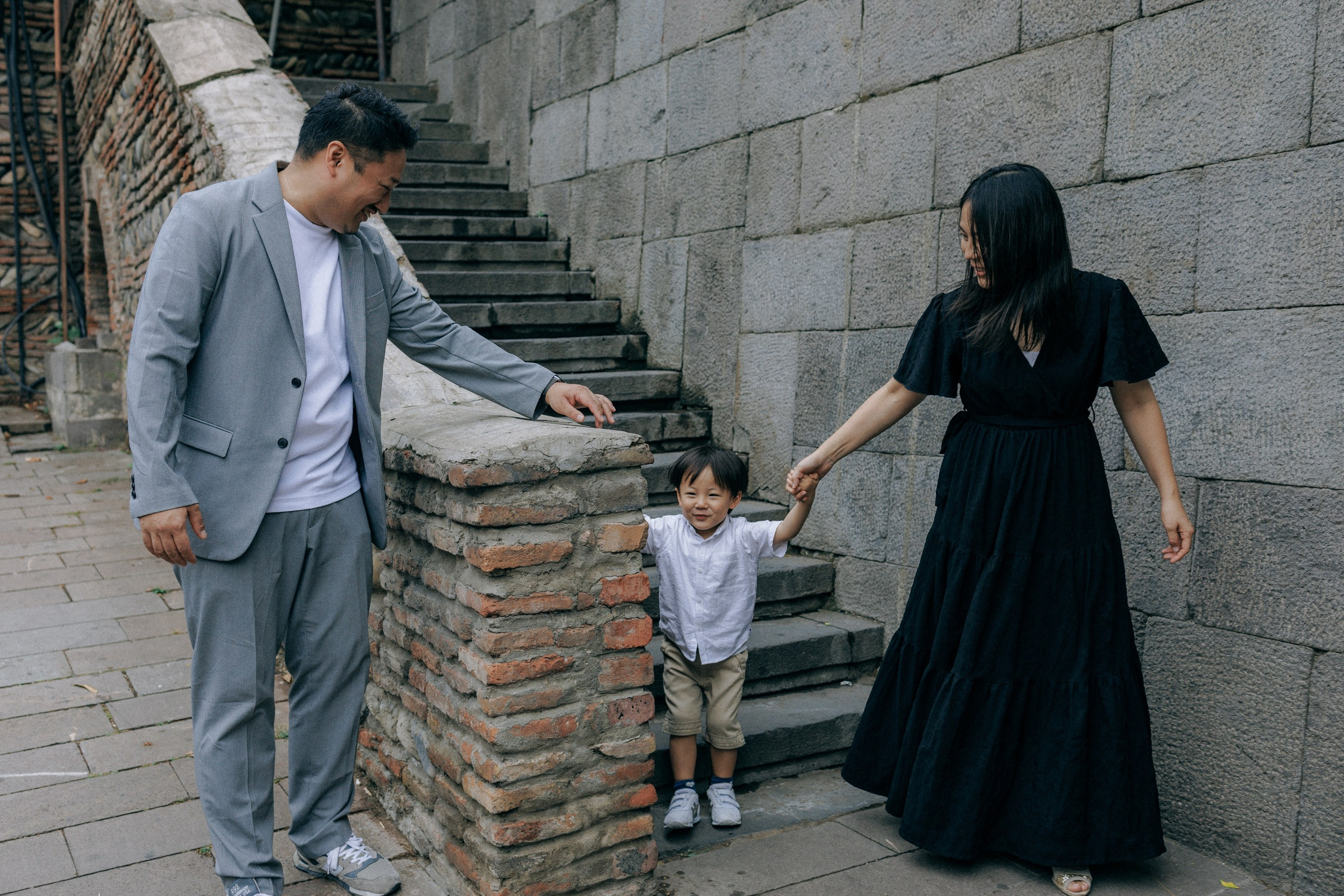 Japanise Family photoshoot in Tbilisi, Georgia