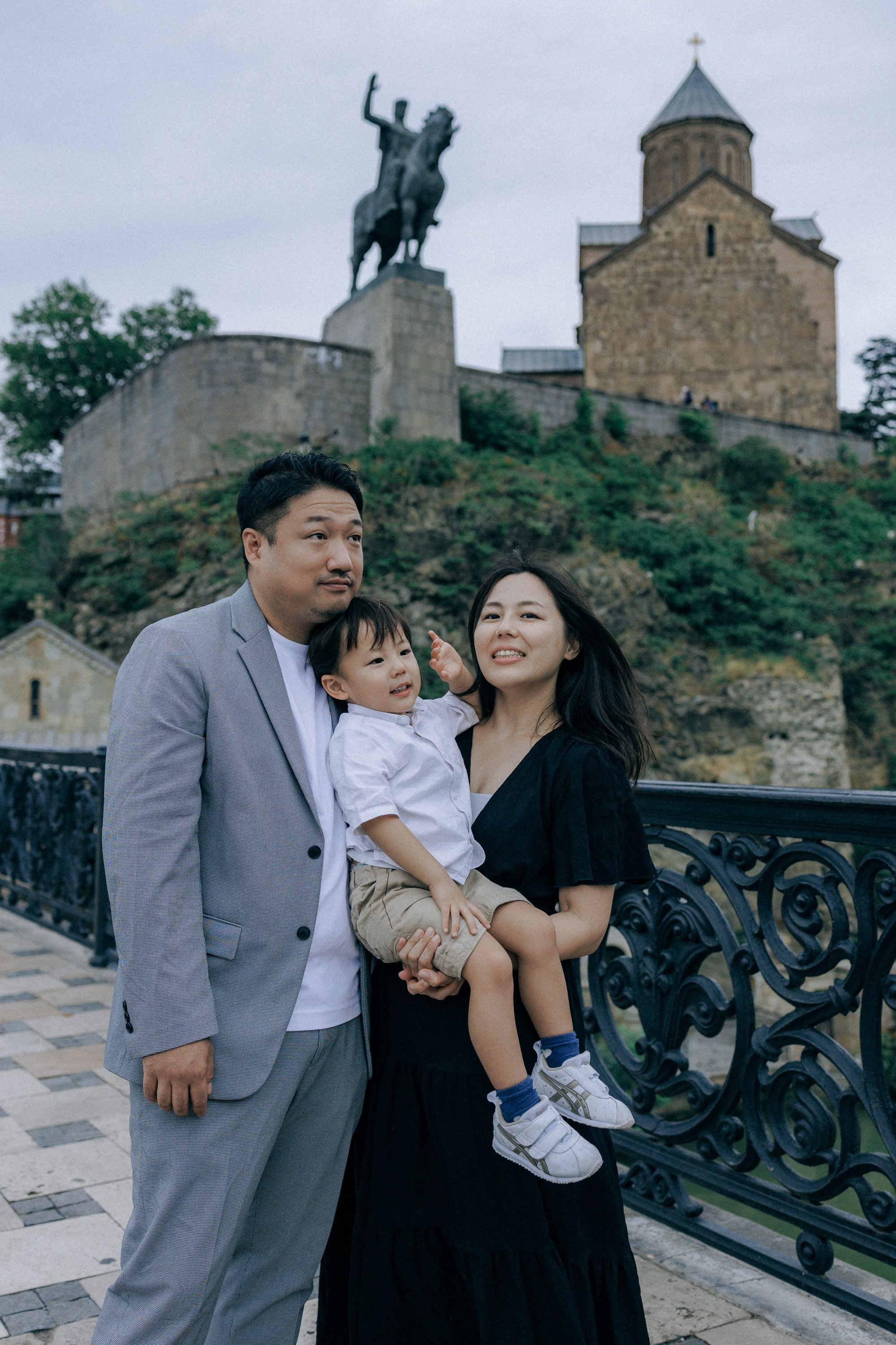 Japanise Family photoshoot in Tbilisi, Georgia