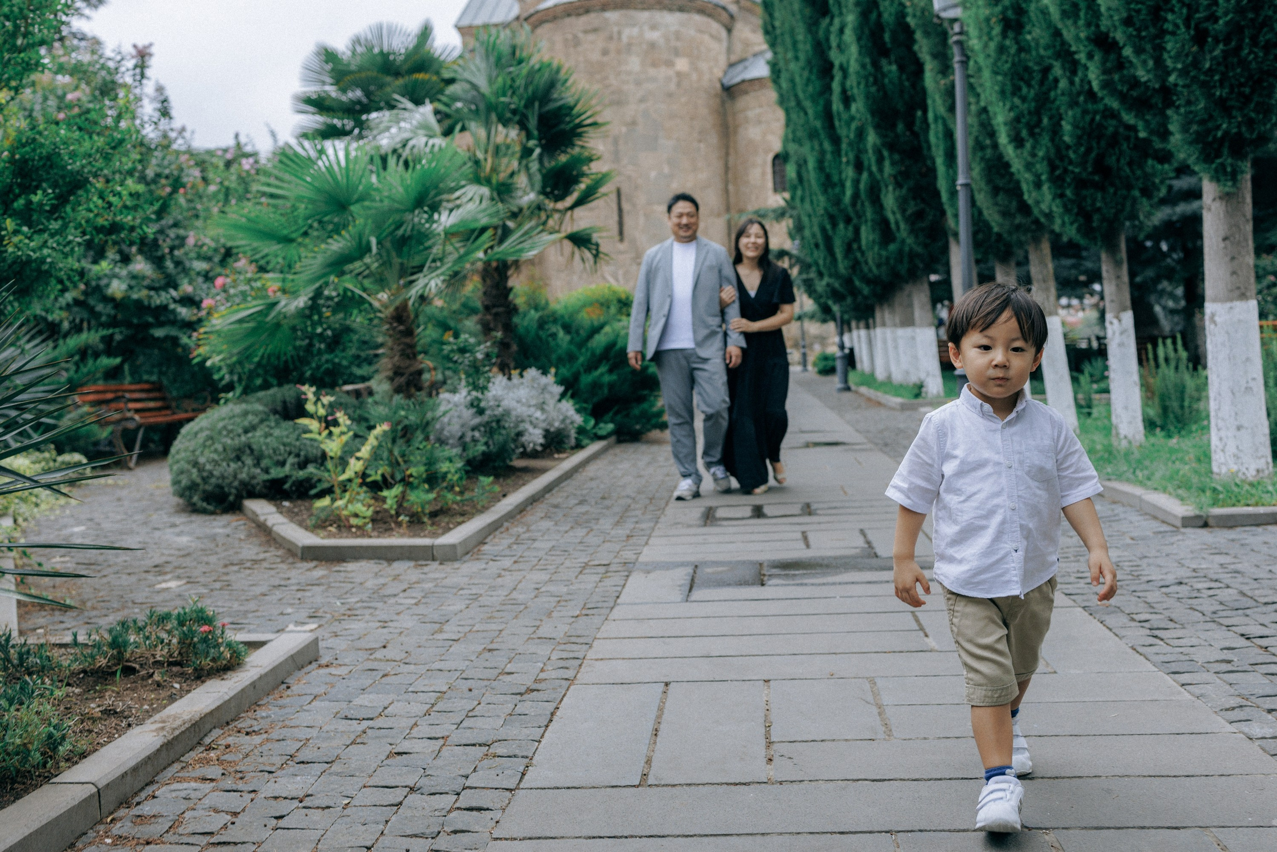 Japanise Family photoshoot in Tbilisi, Georgia