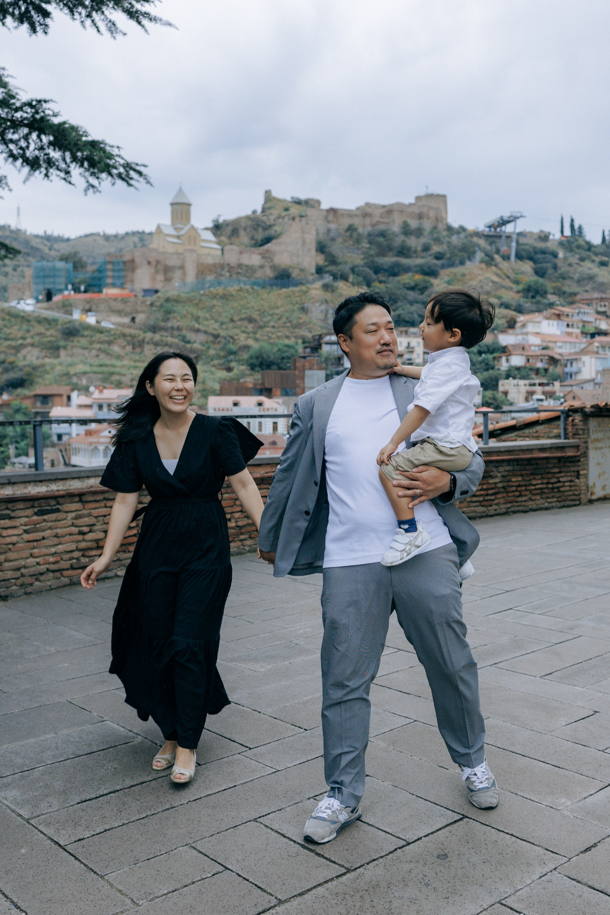 Japanise Family photoshoot in Tbilisi, Georgia