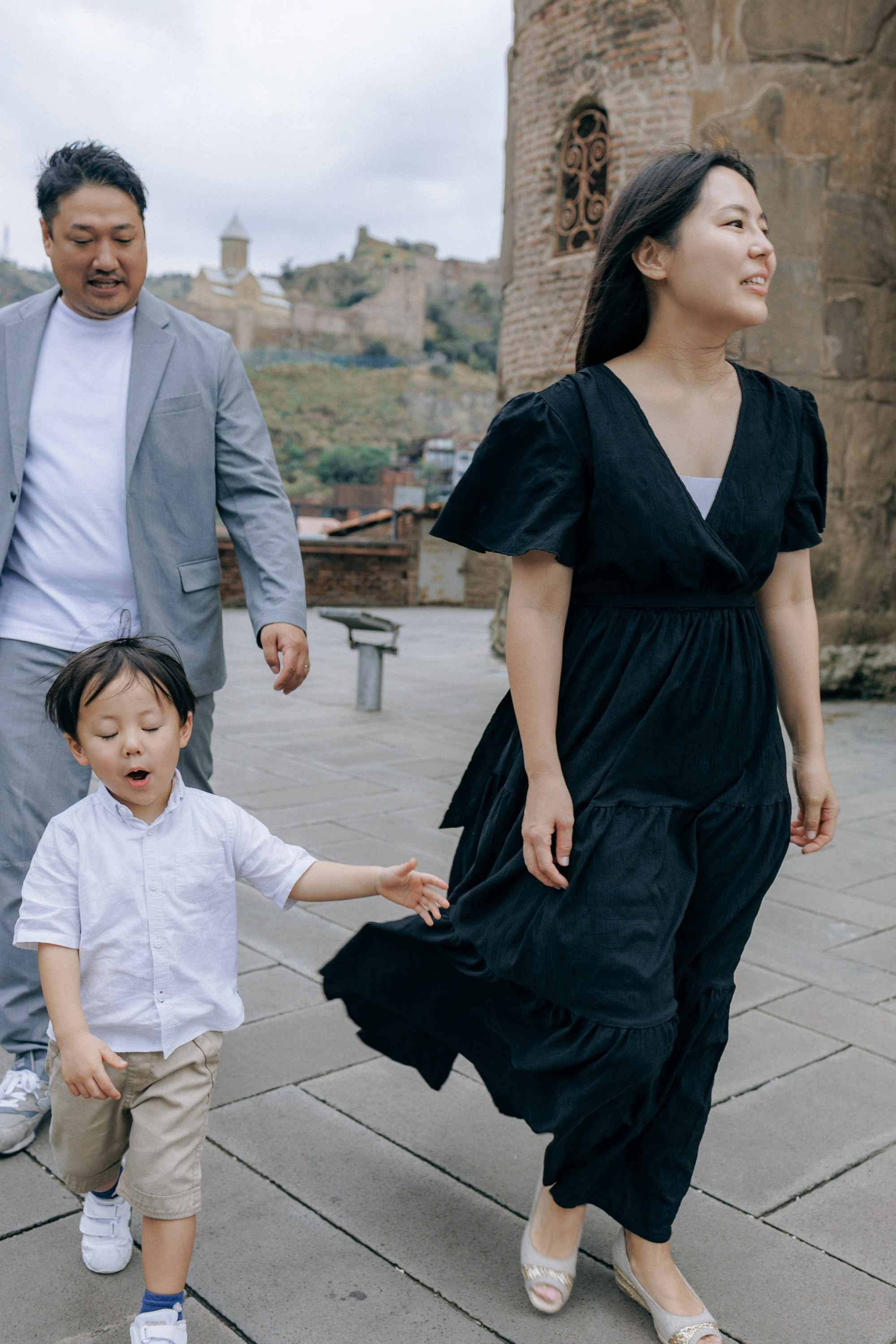 Japanise Family photoshoot in Tbilisi, Georgia