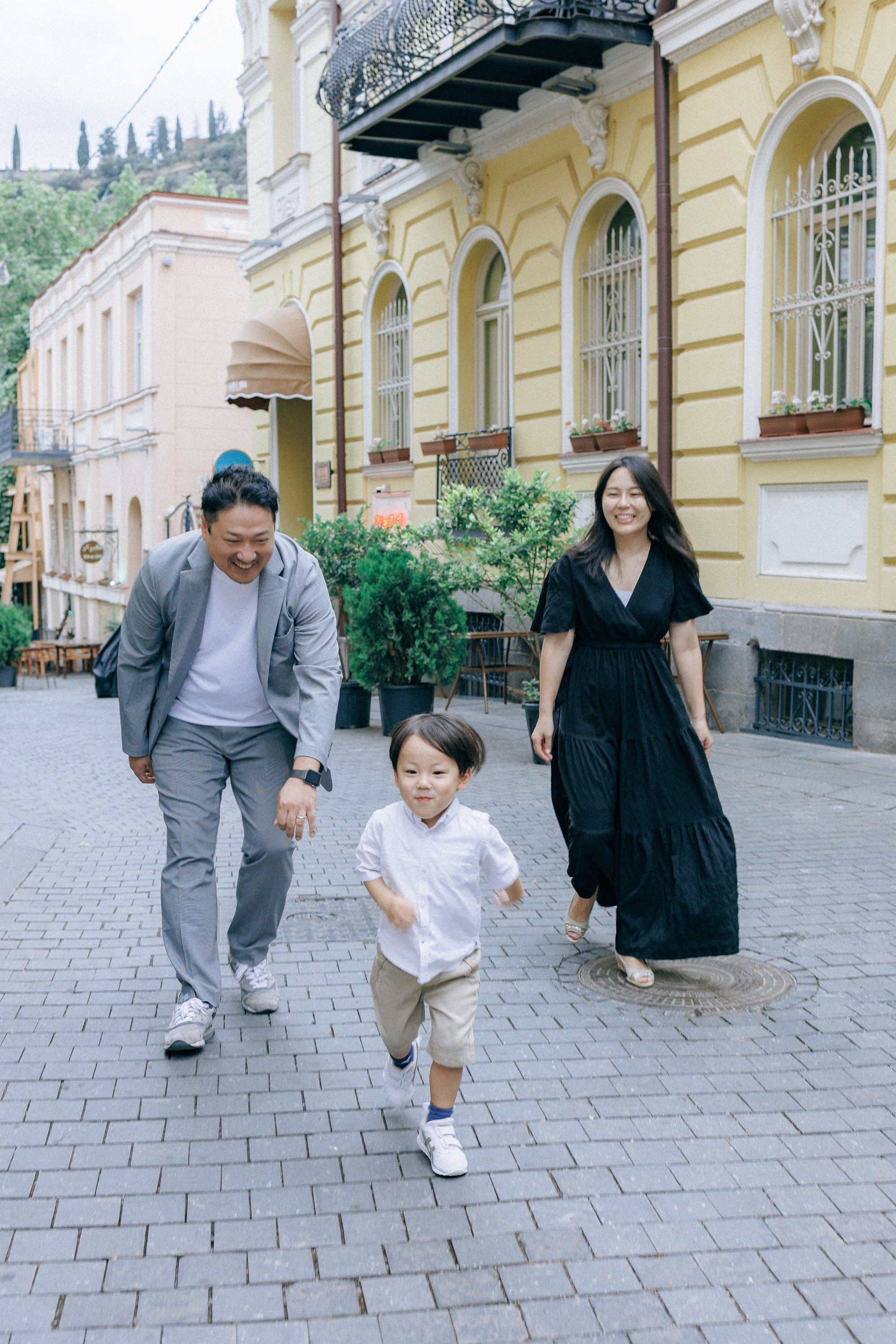 Japanise Family photoshoot in Tbilisi, Georgia