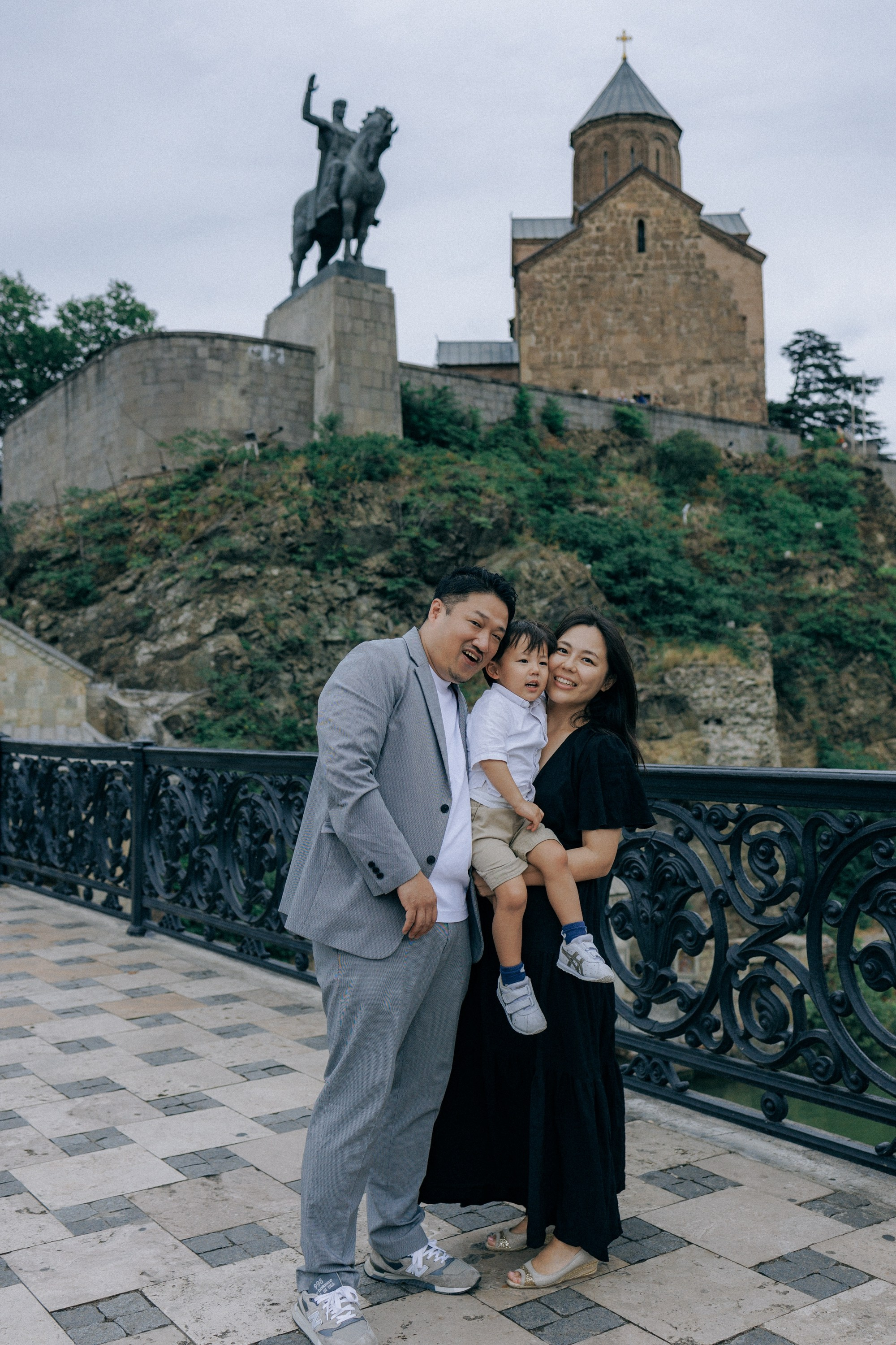 Japanise Family photoshoot in Tbilisi, Georgia