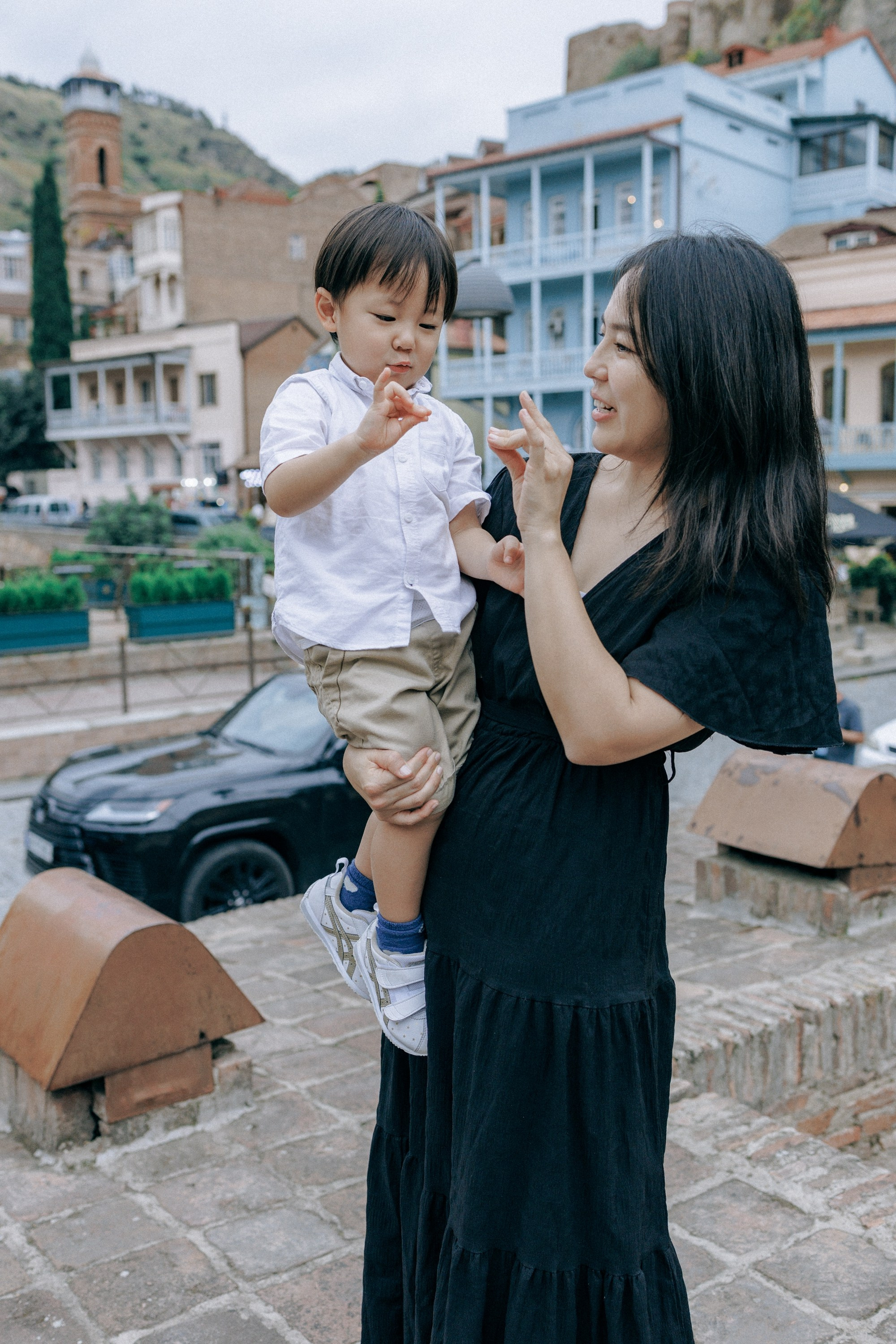 Japanise Family photoshoot in Tbilisi, Georgia