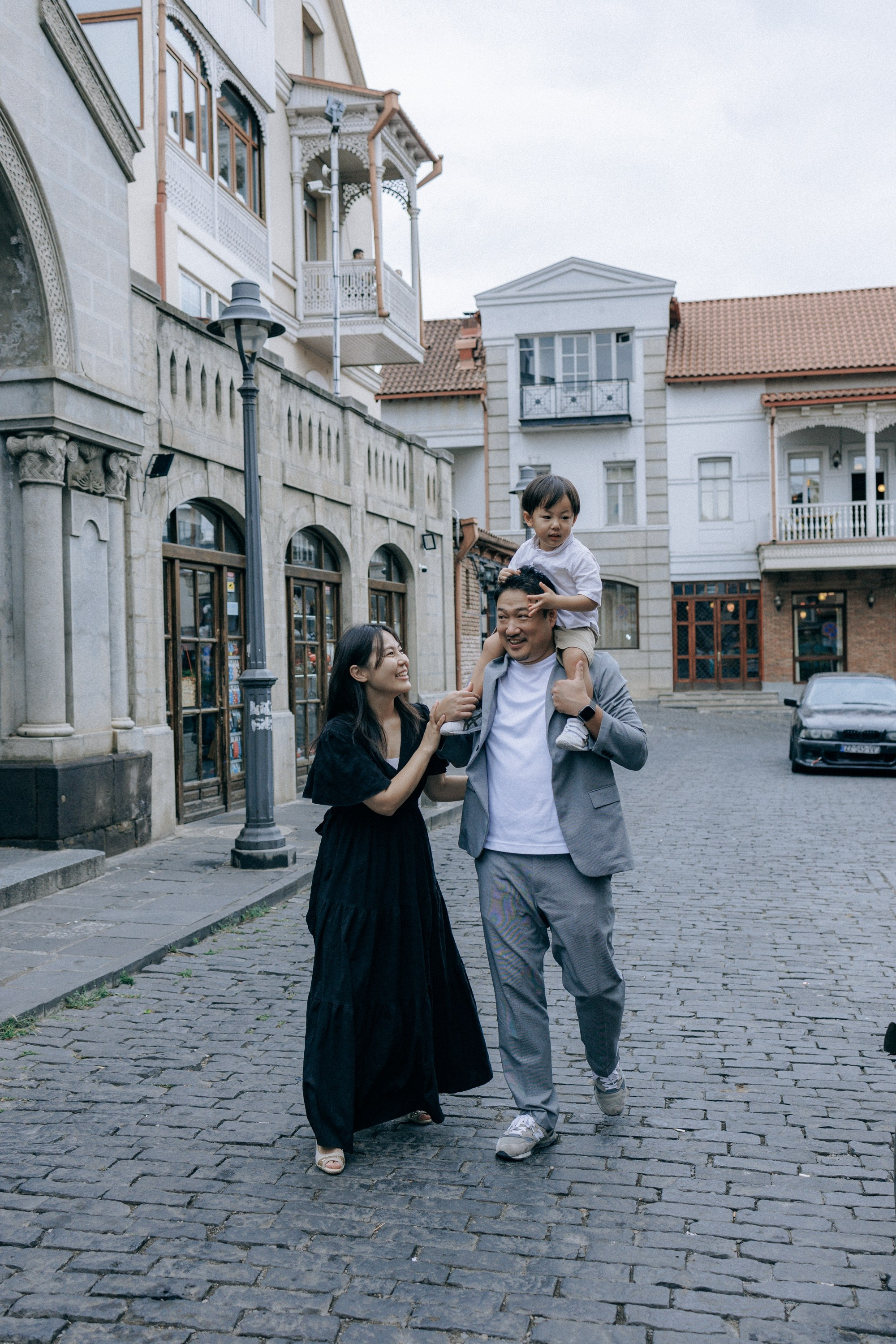 Japanise Family photoshoot in Tbilisi, Georgia