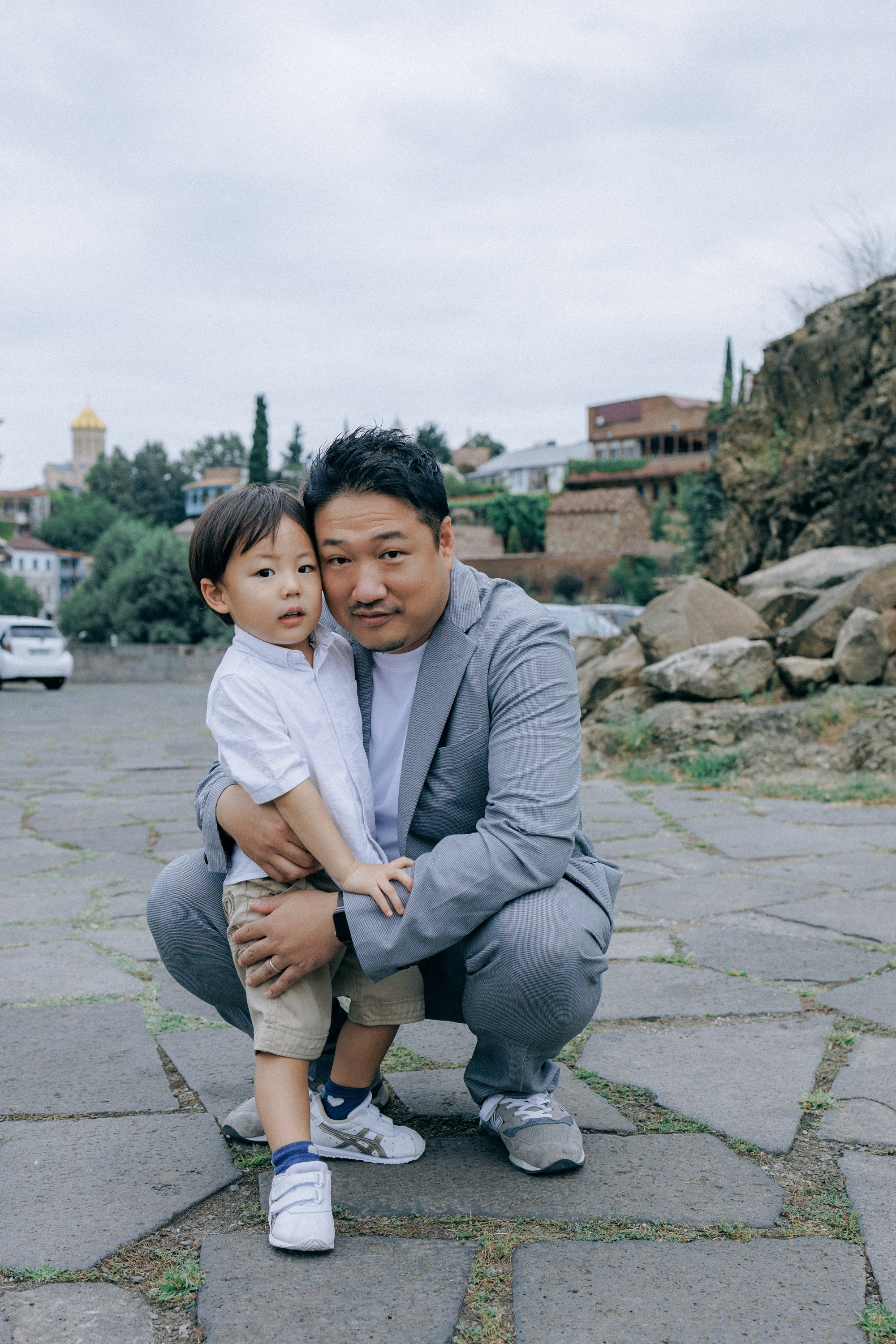 Japanise Family photoshoot in Tbilisi, Georgia