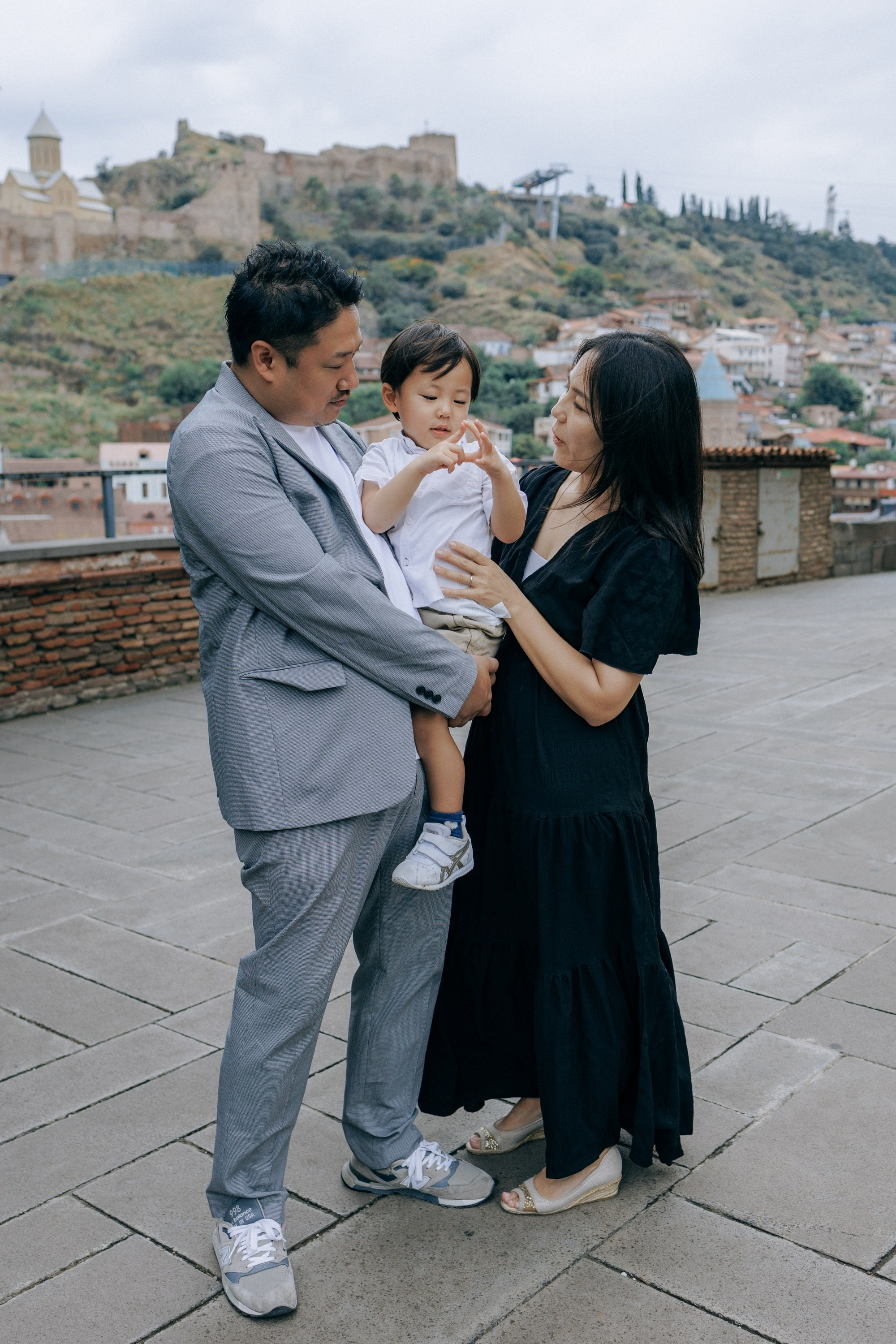 Japanise Family photoshoot in Tbilisi, Georgia
