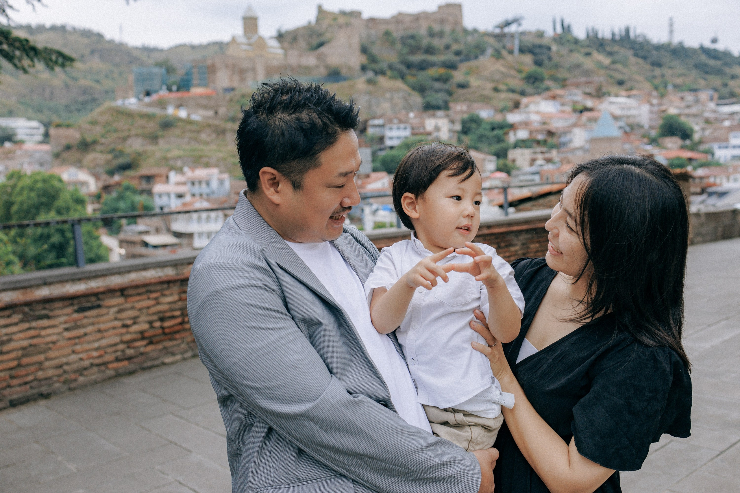 Japanise Family photoshoot in Tbilisi, Georgia