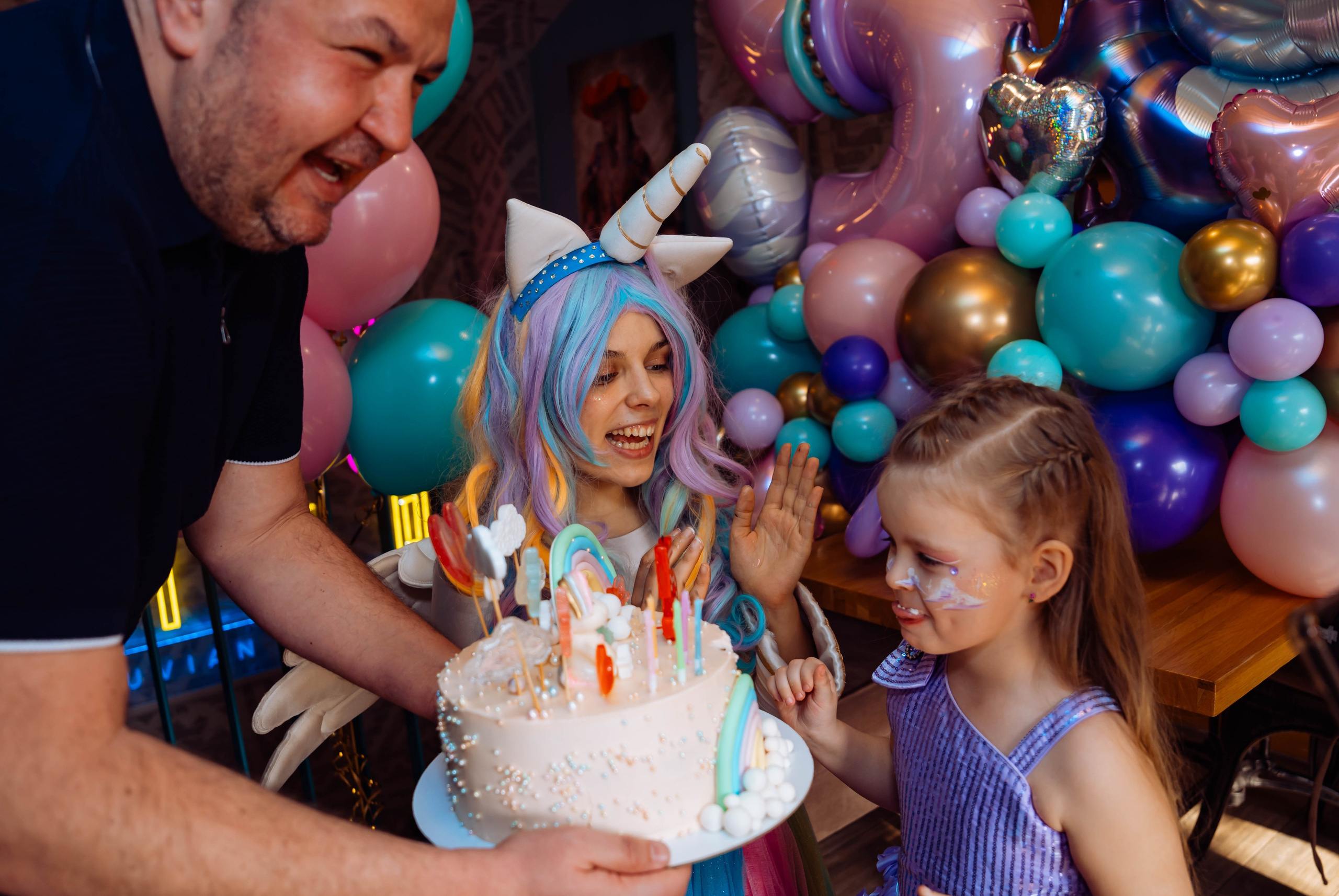 День Рождения с Единорожкой. Крамер Юлиана детский и семейный фотограф